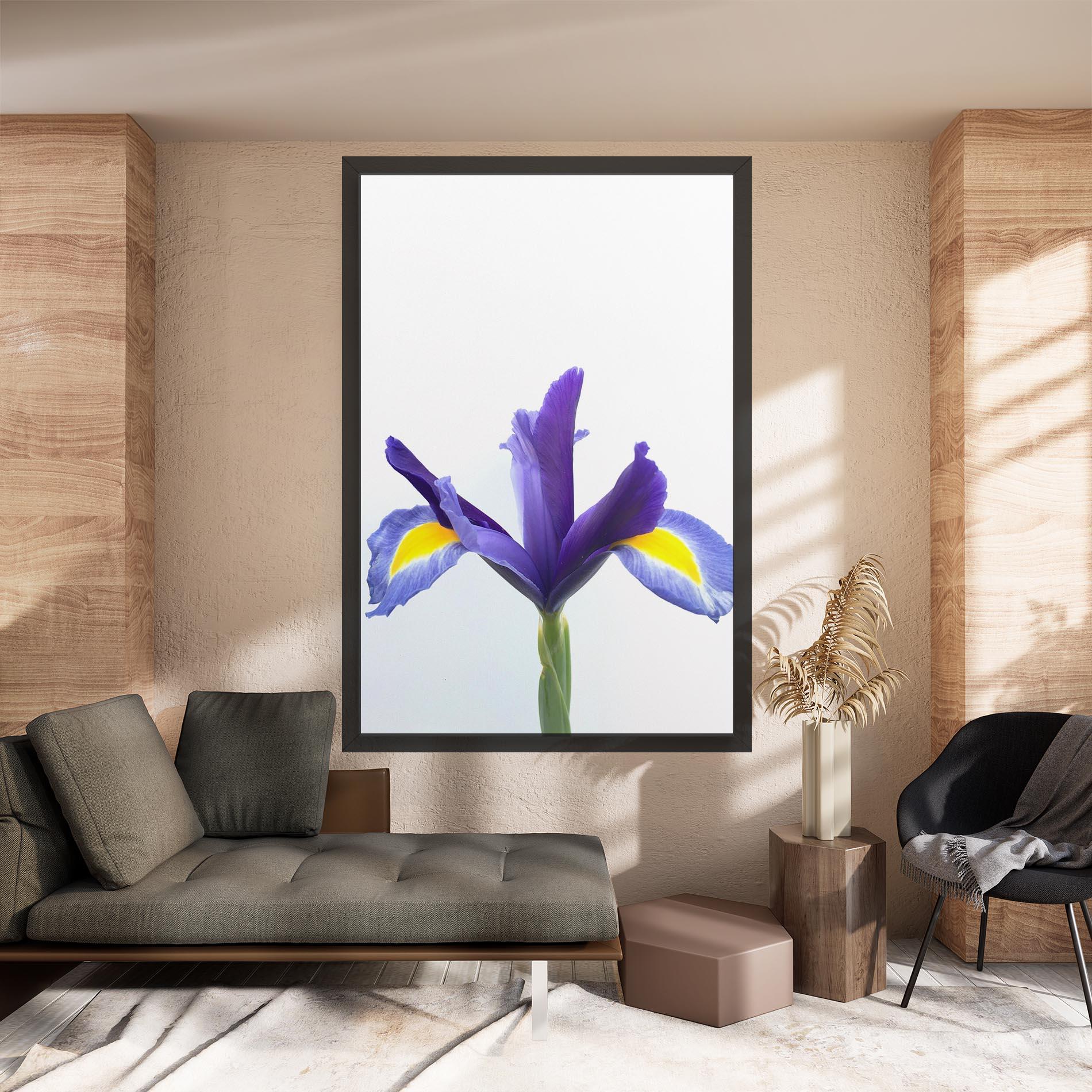 Tablou Canvas Yellow Color Iris mockup 8