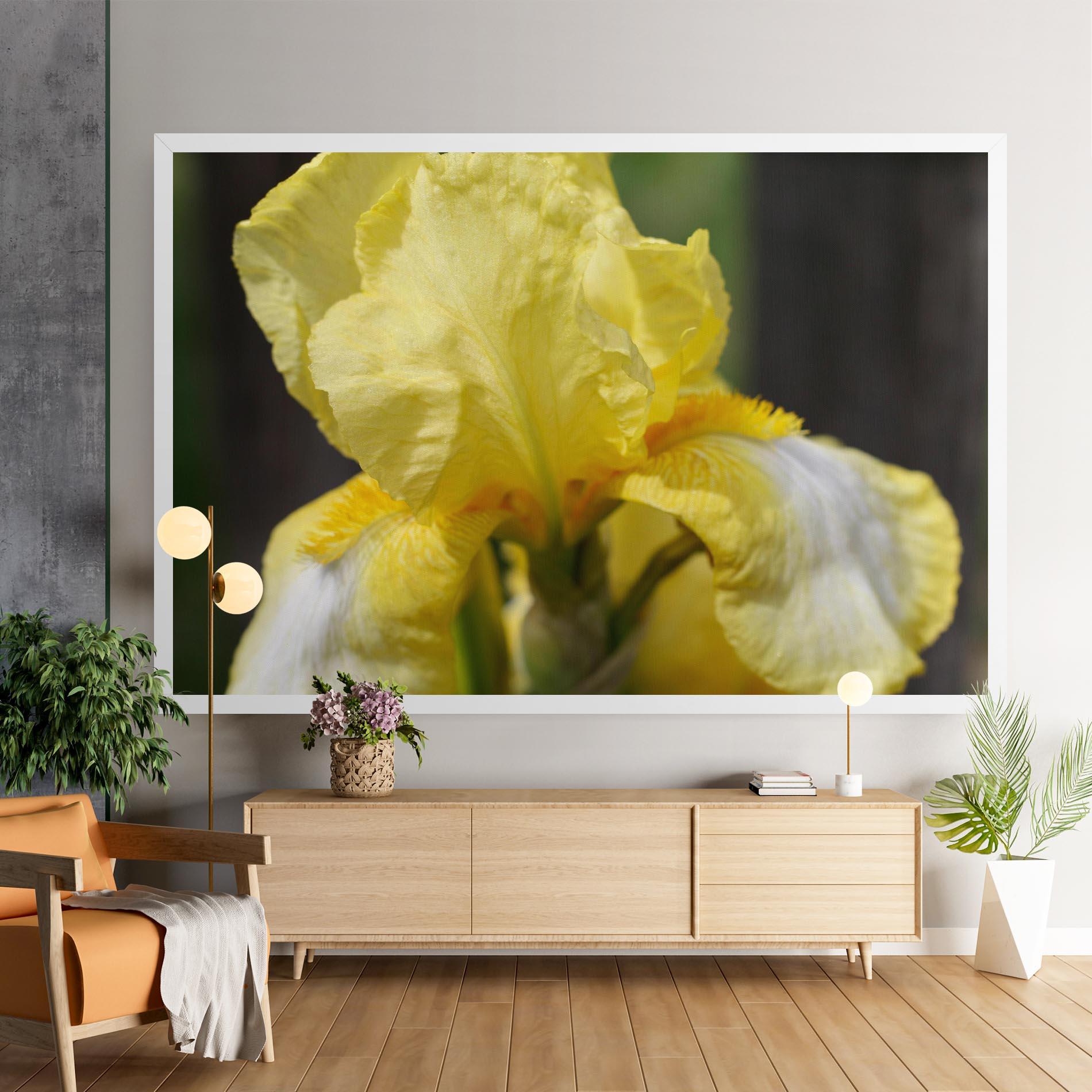 Tablou Canvas Garden Yellow Iris mockup 9