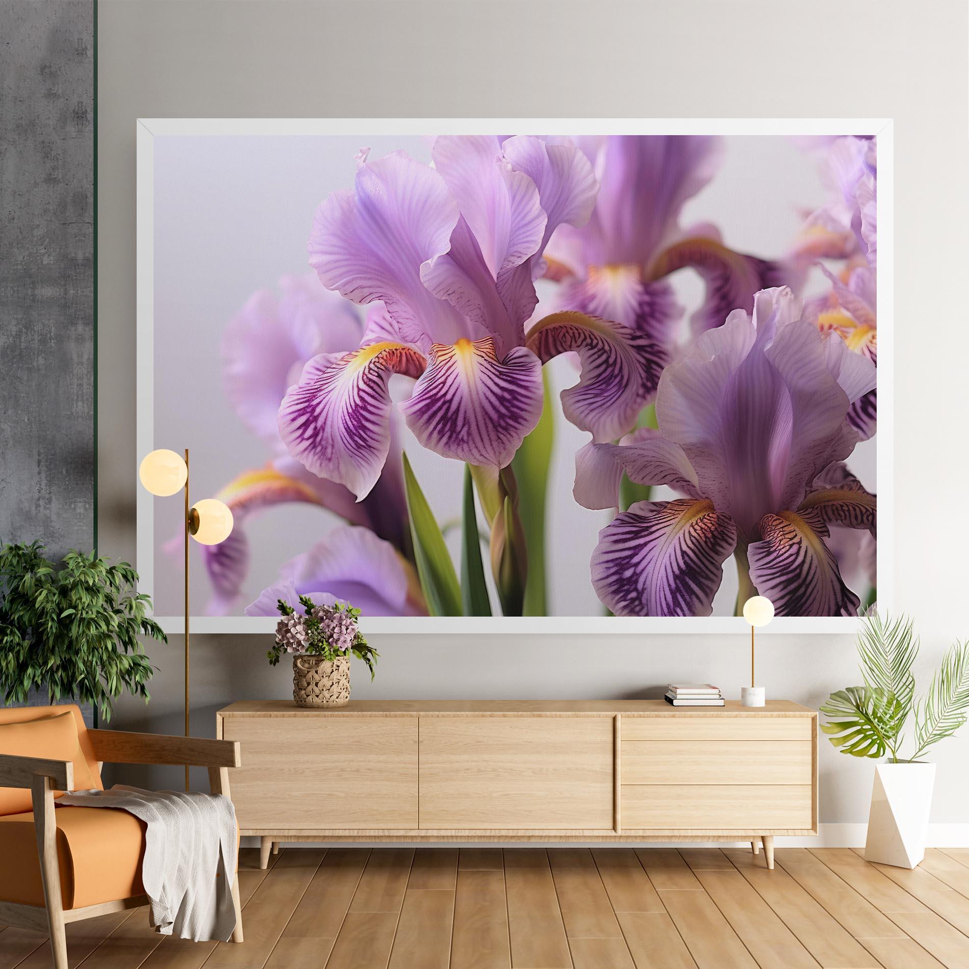 Tablou Canvas Iris In Vase mockup 9
