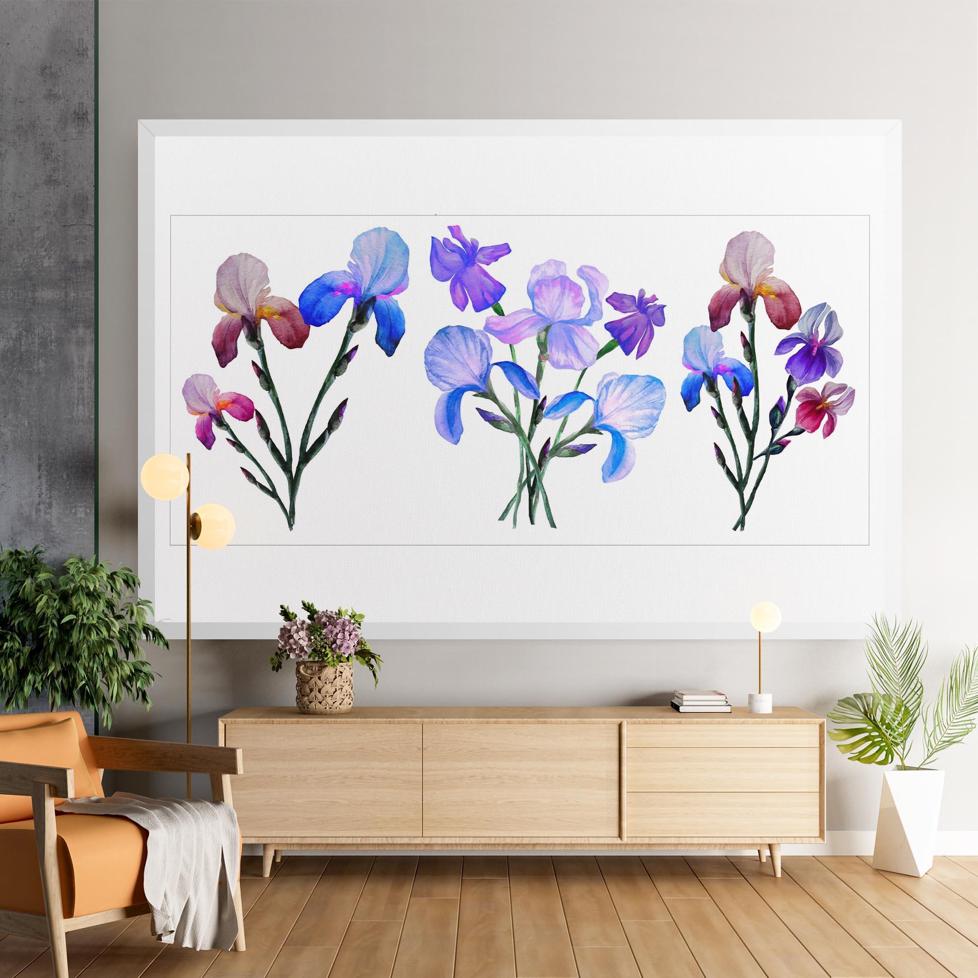 Tablou Canvas Iris Set mockup 9