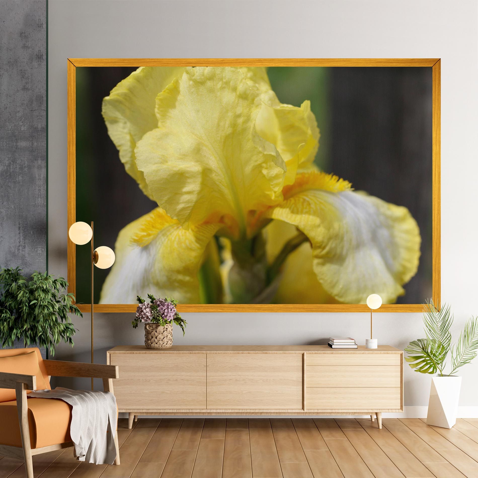Garden Yellow Iris mockup 9