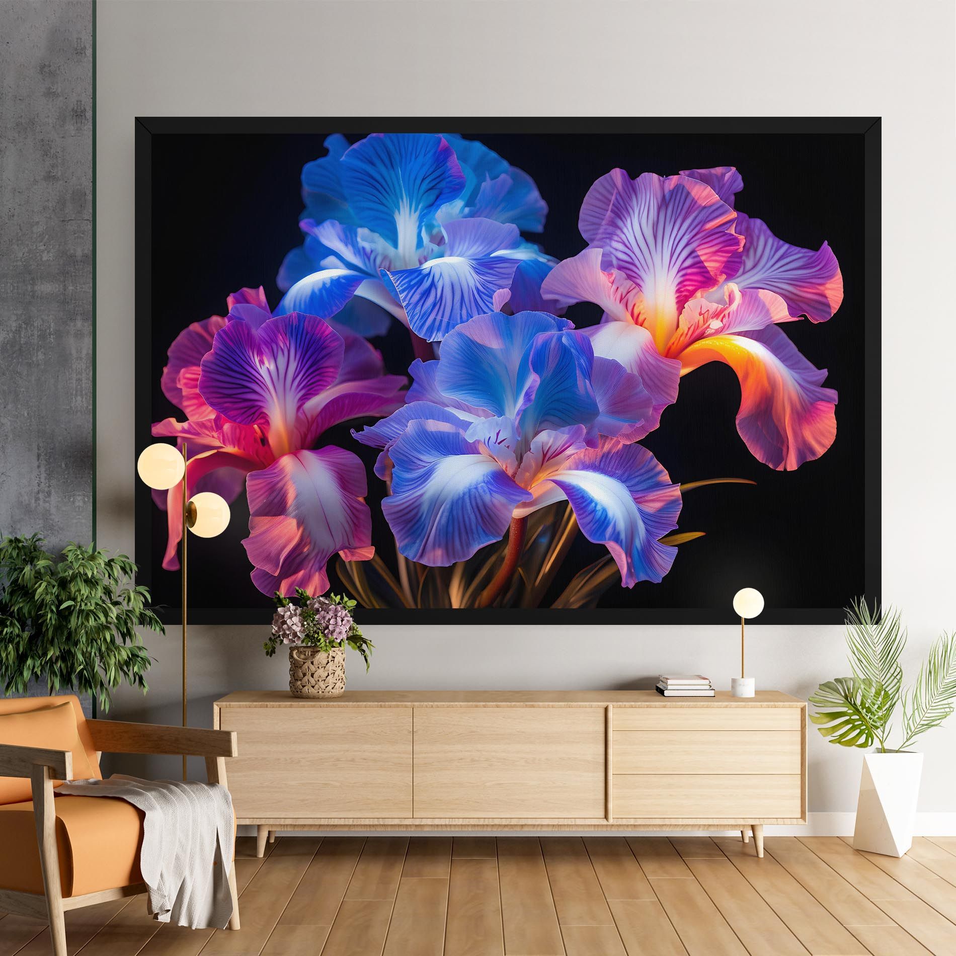 Blue Light Iris mockup 9