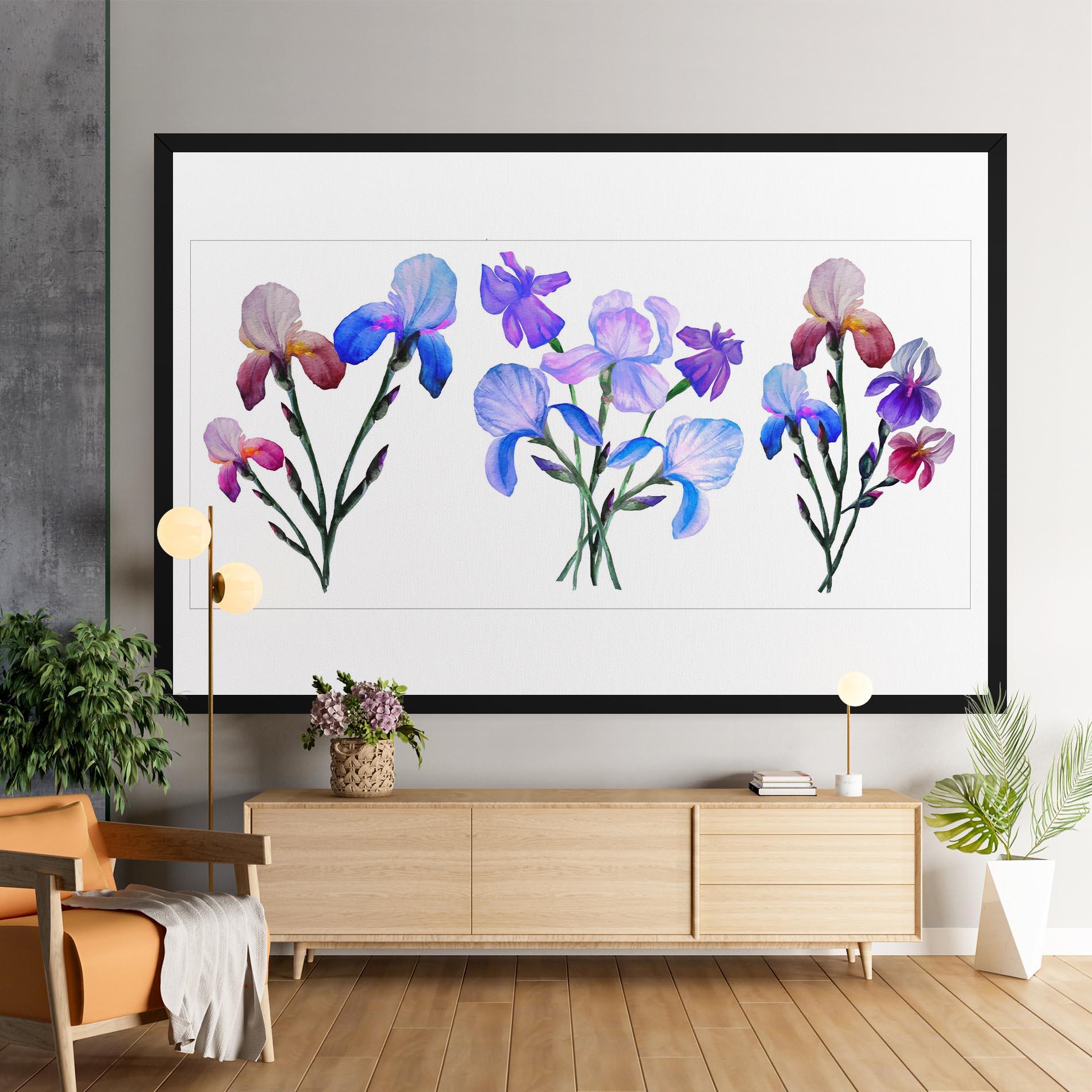 Tablou Canvas Iris Set mockup 9