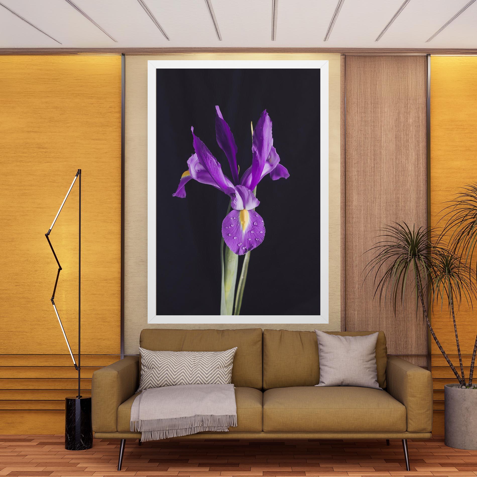Tablou Canvas Fresh Purple Iris mockup 9