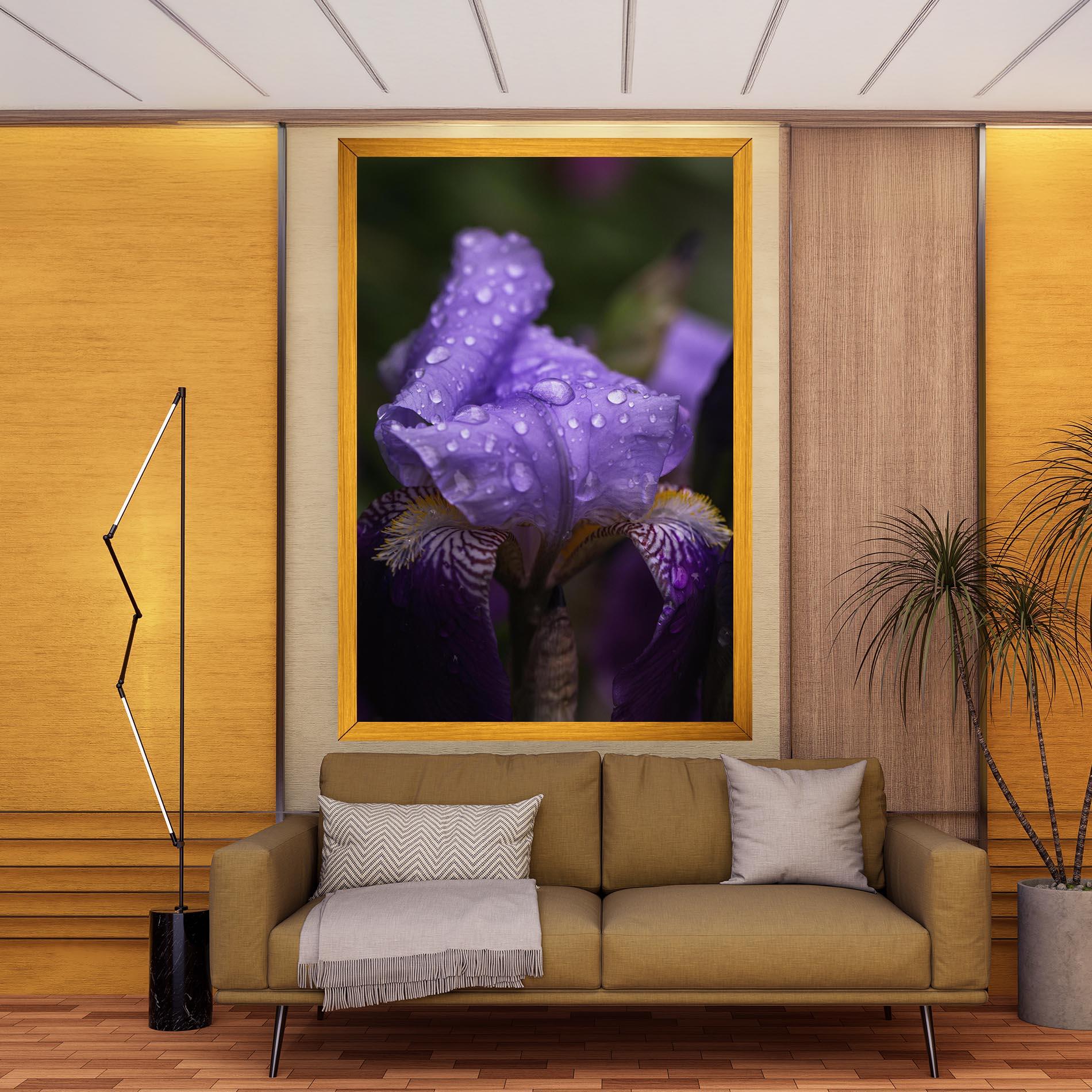 Tablou Canvas Rain In The Garden mockup 9