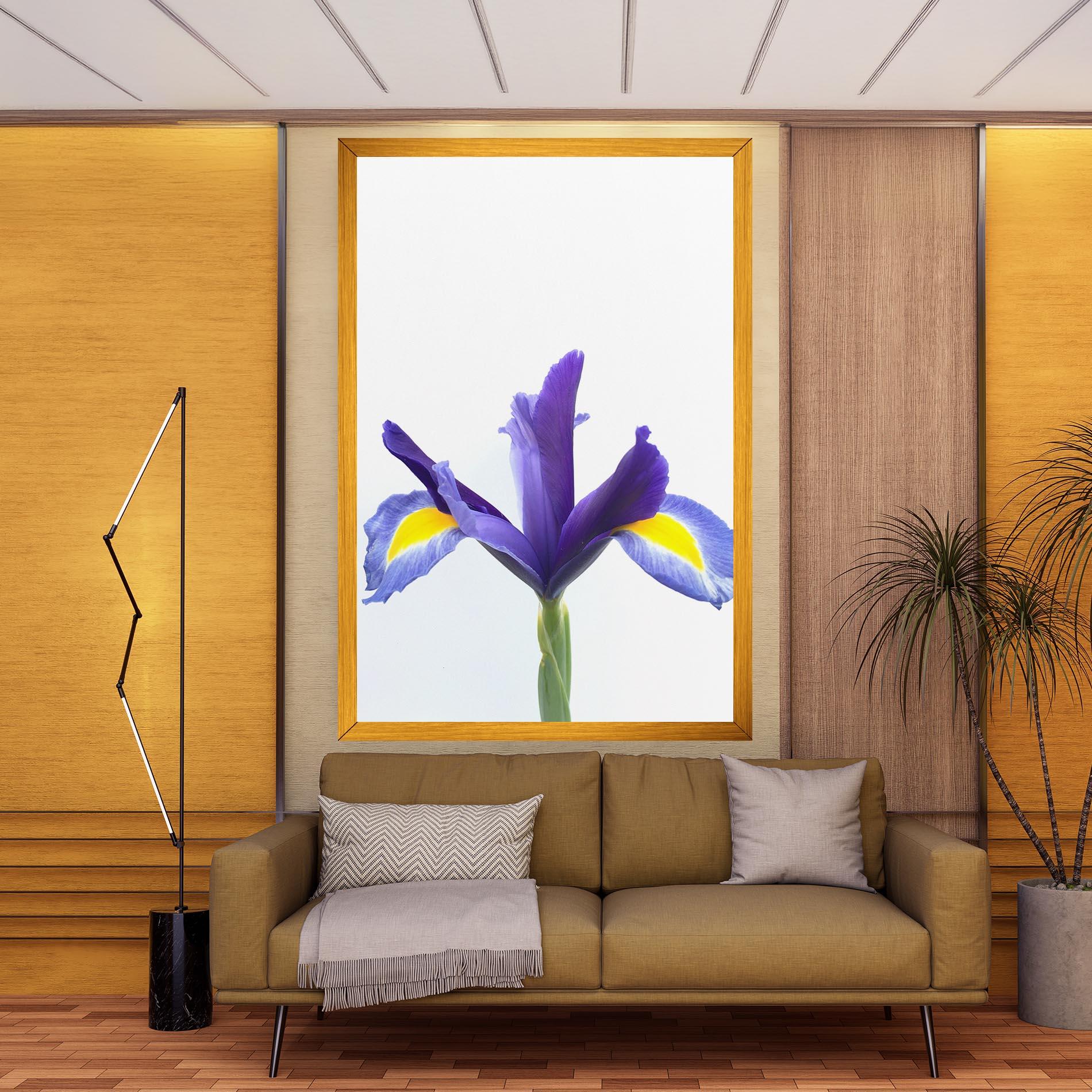 Tablou Canvas Yellow Color Iris mockup 9