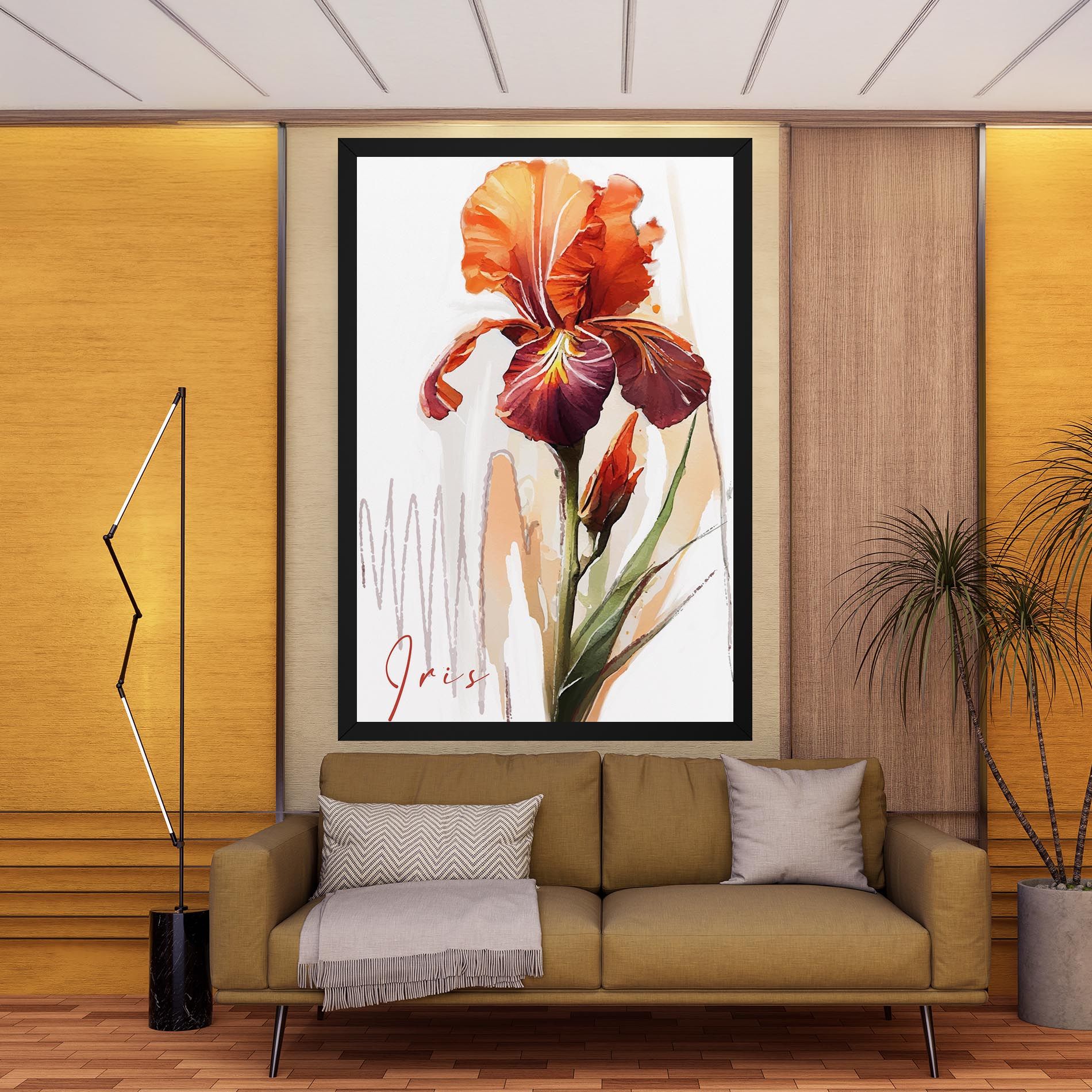 Orange Iris mockup 9