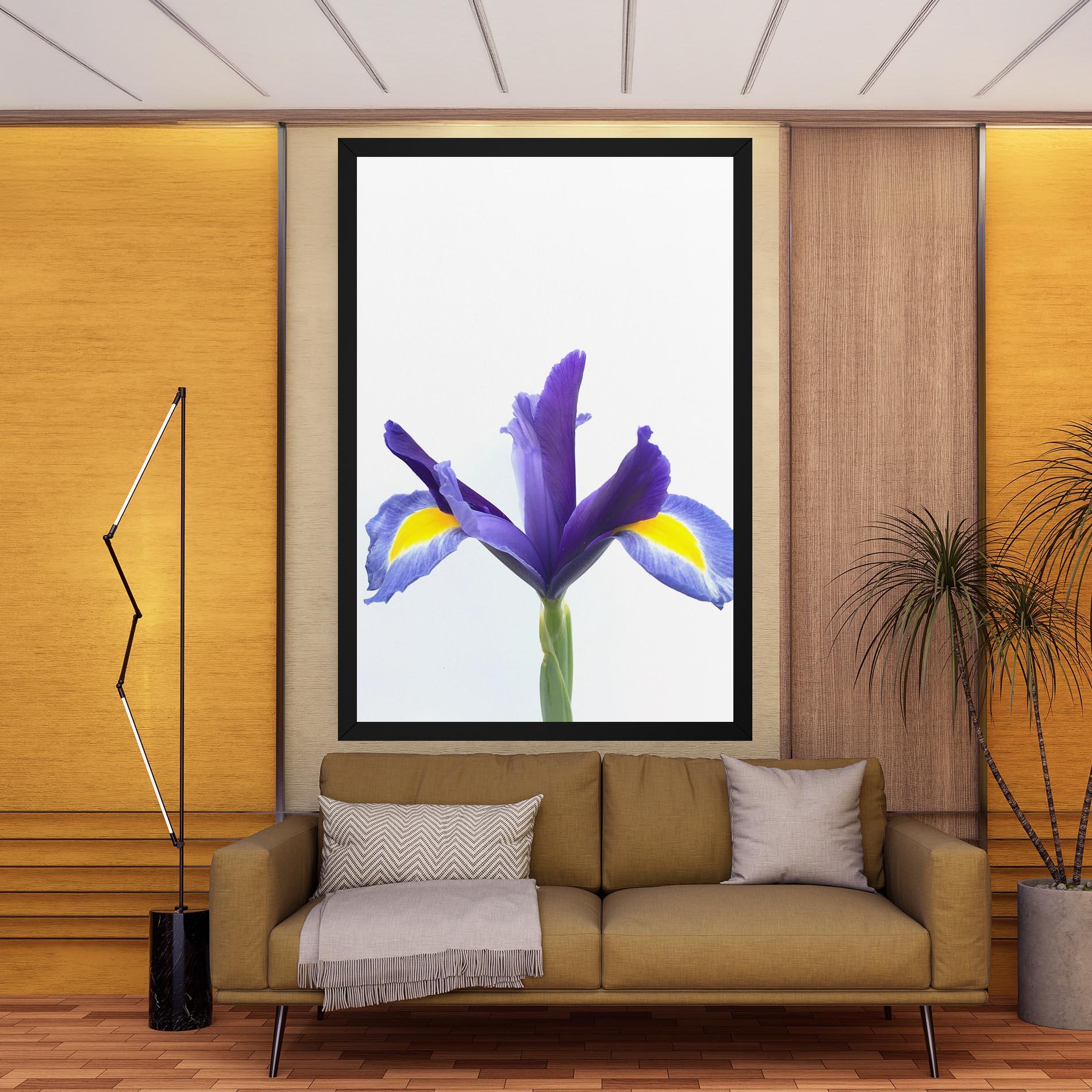 Tablou Canvas Yellow Color Iris mockup 9