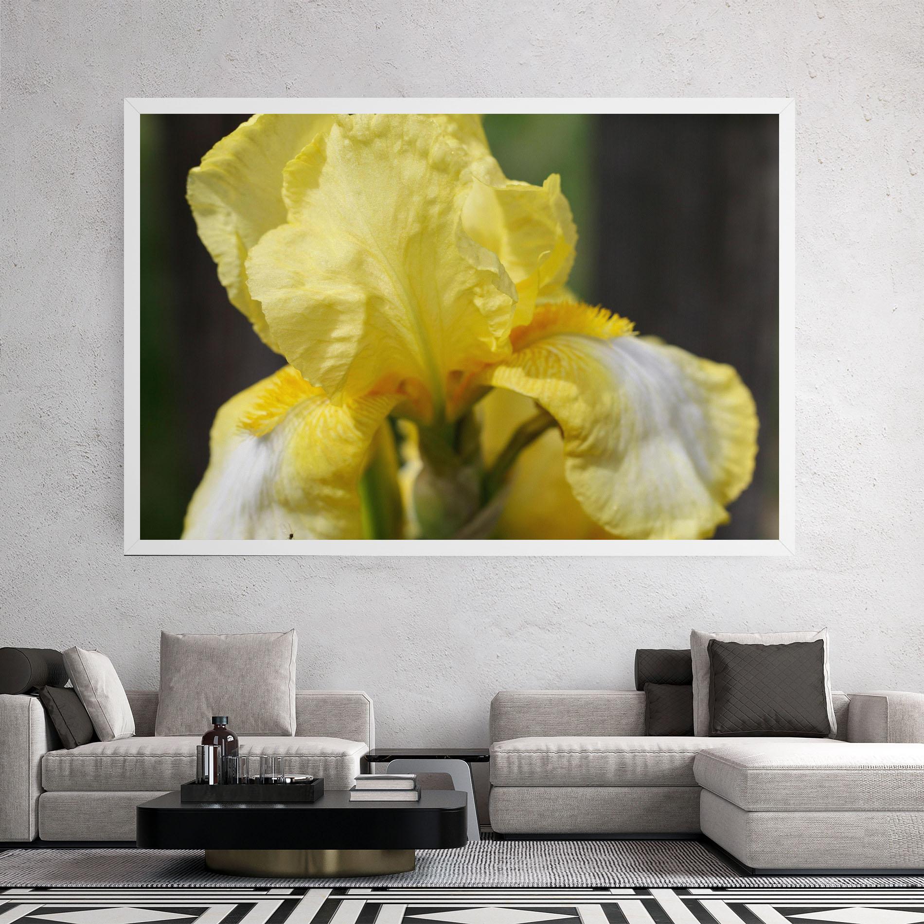 Tablou Canvas Garden Yellow Iris mockup 2