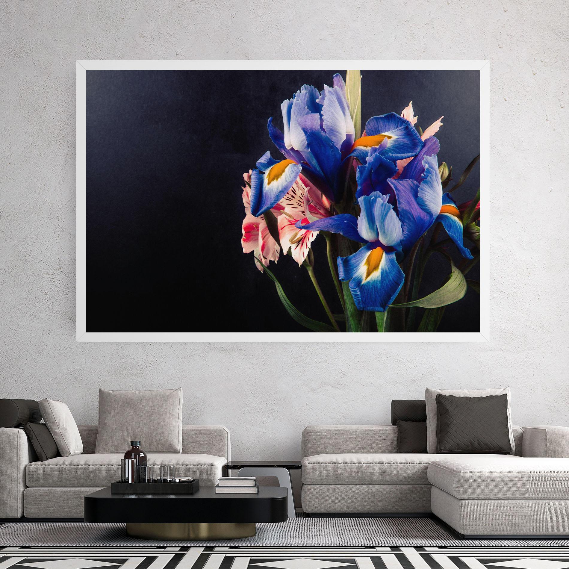 Tablou Canvas Iris Bouquet mockup 2