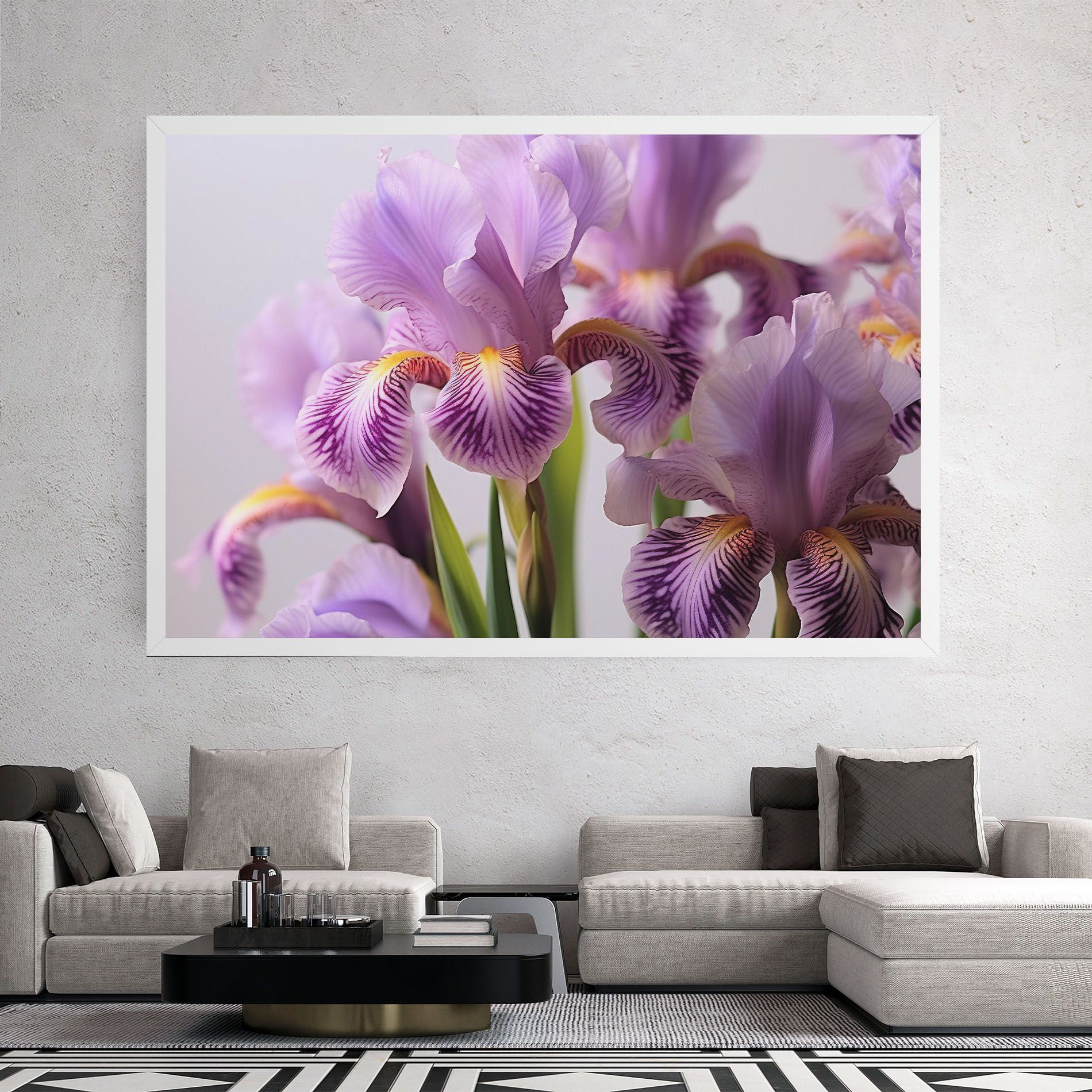 Iris In Vase mockup 2