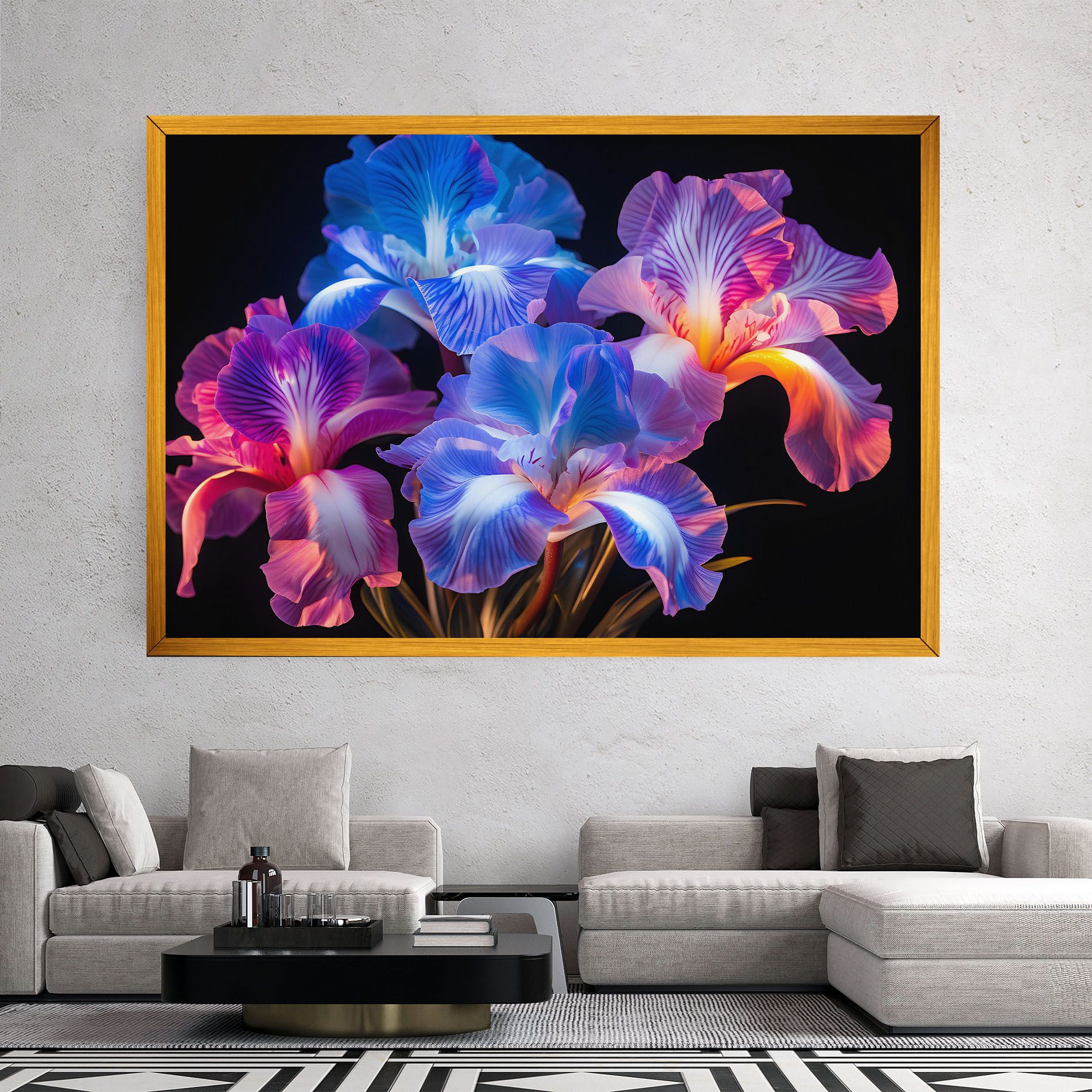 Blue Light Iris mockup 2