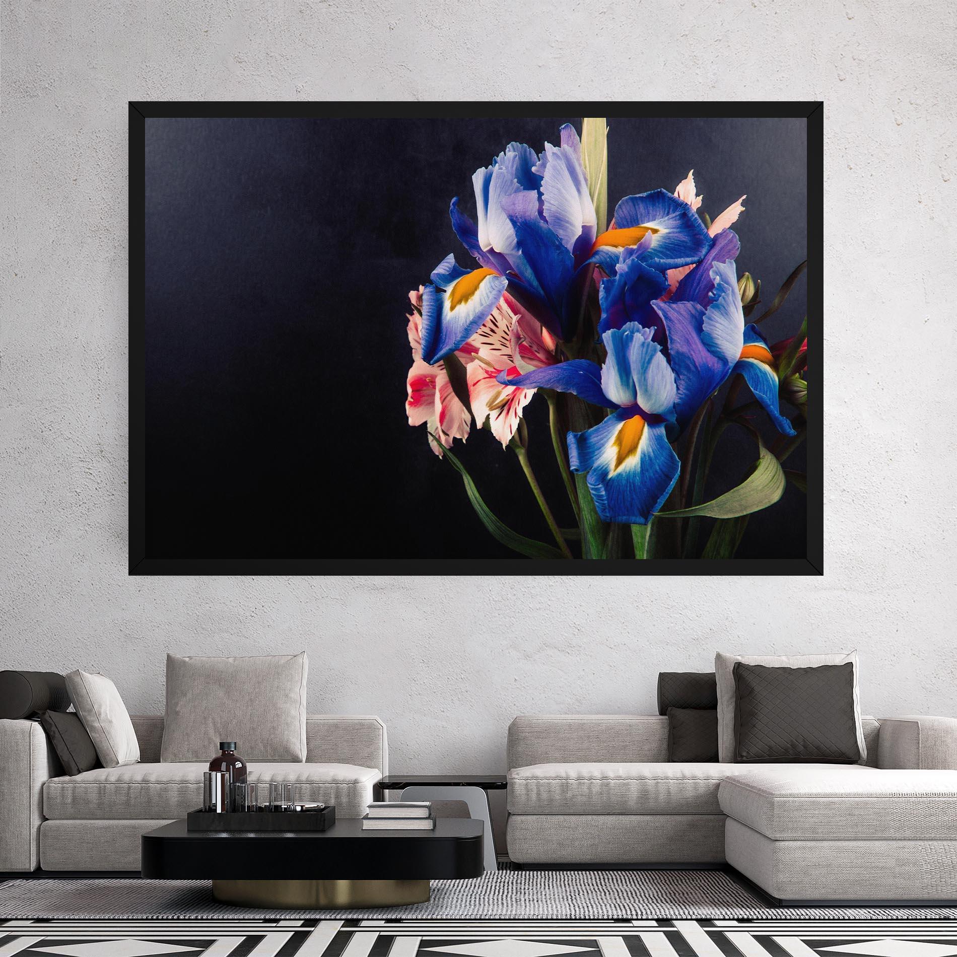 Tablou Canvas Iris Bouquet mockup 2