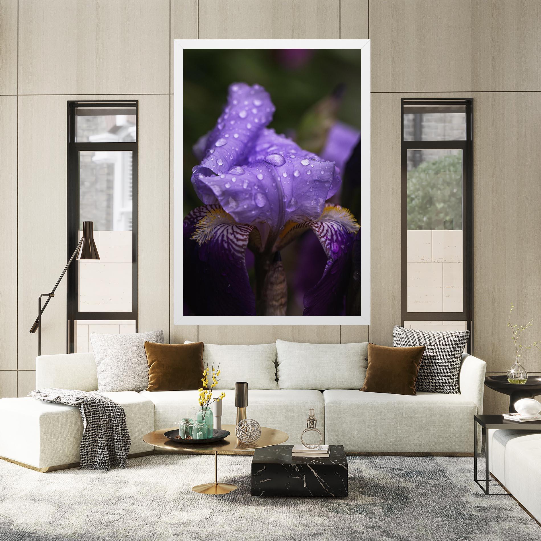 Tablou Canvas Rain In The Garden mockup 2