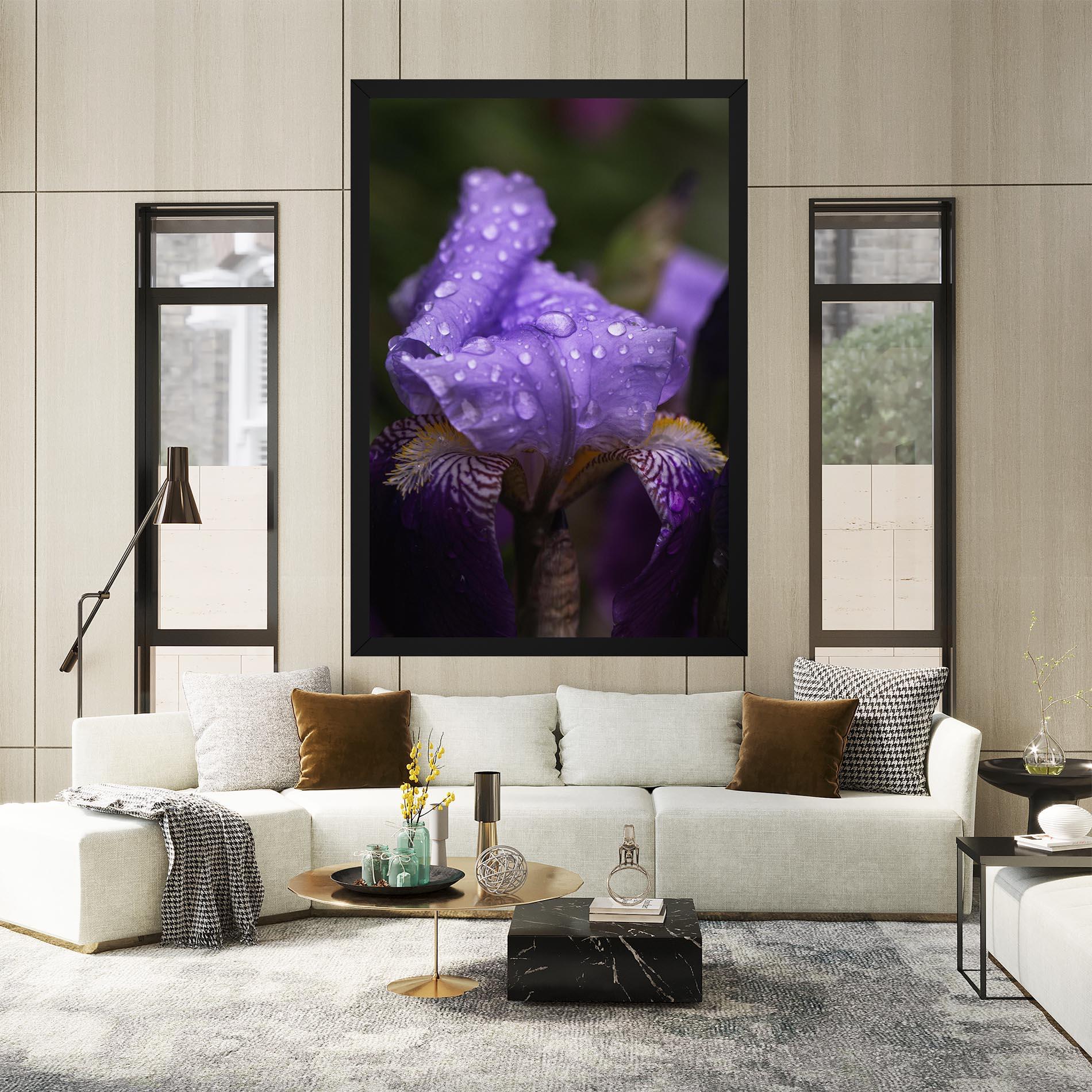 Tablou Canvas Rain In The Garden mockup 2