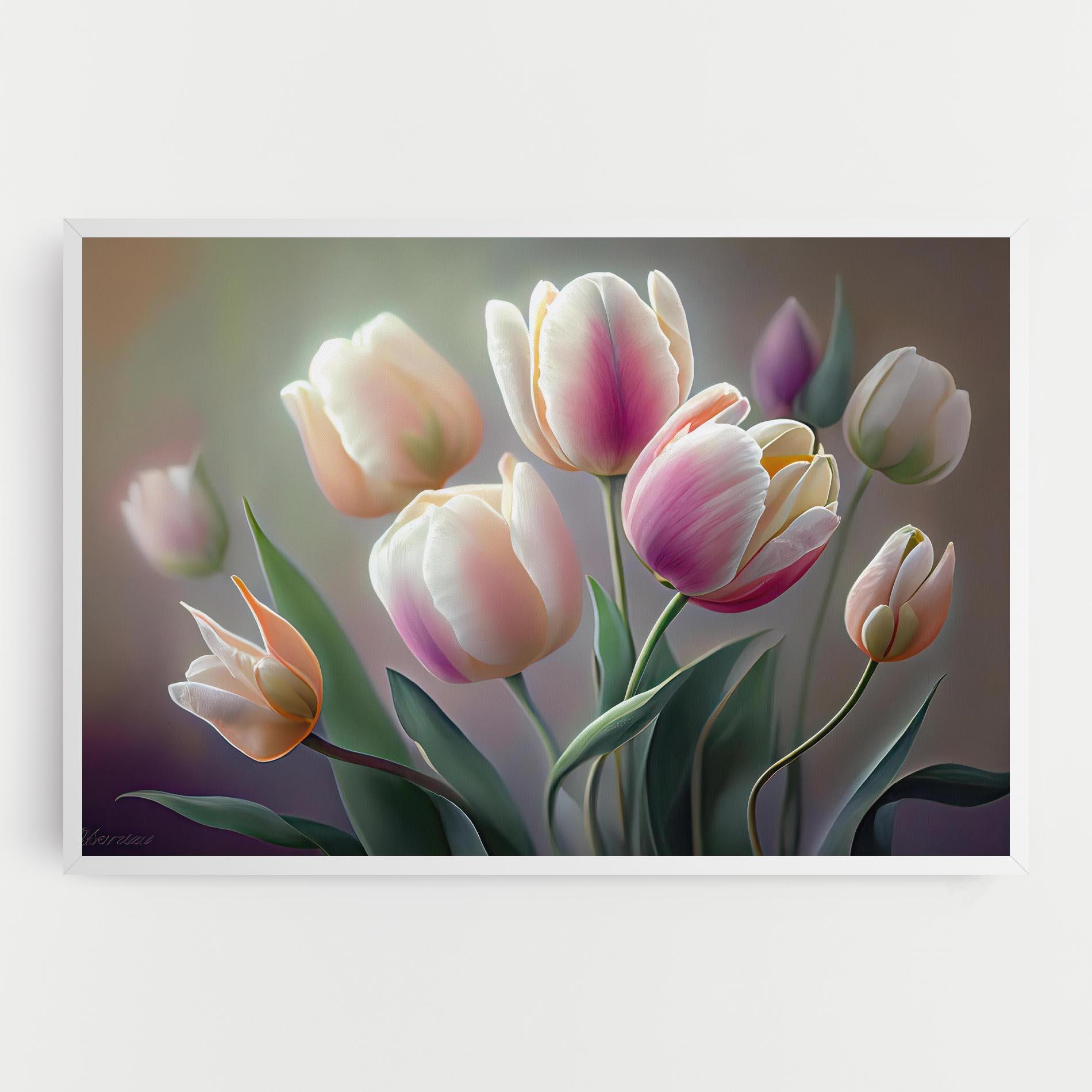 Tablou Canvas Pretty Tulips mockup 0