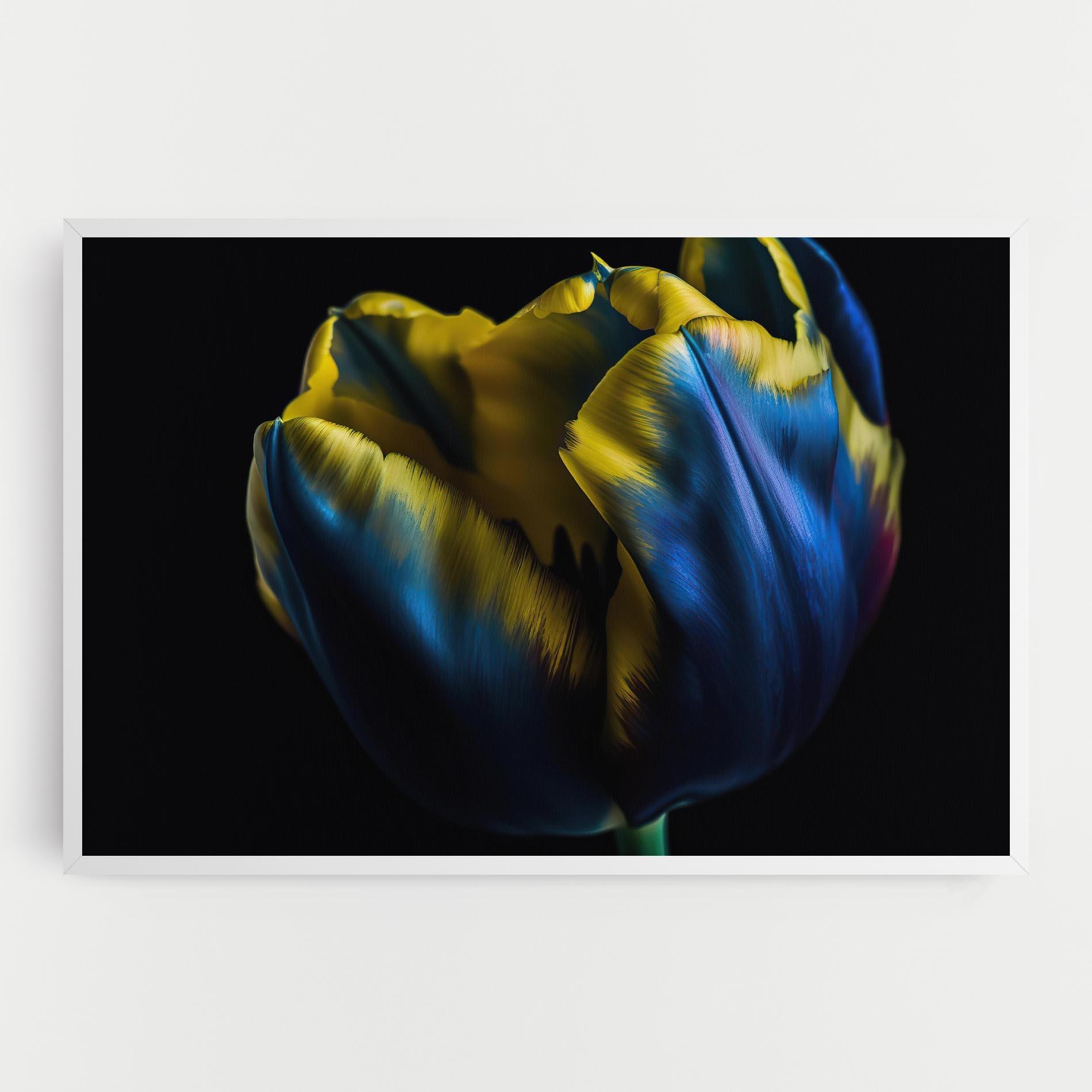 Tablou Canvas Yellow Blue Tulip mockup 0
