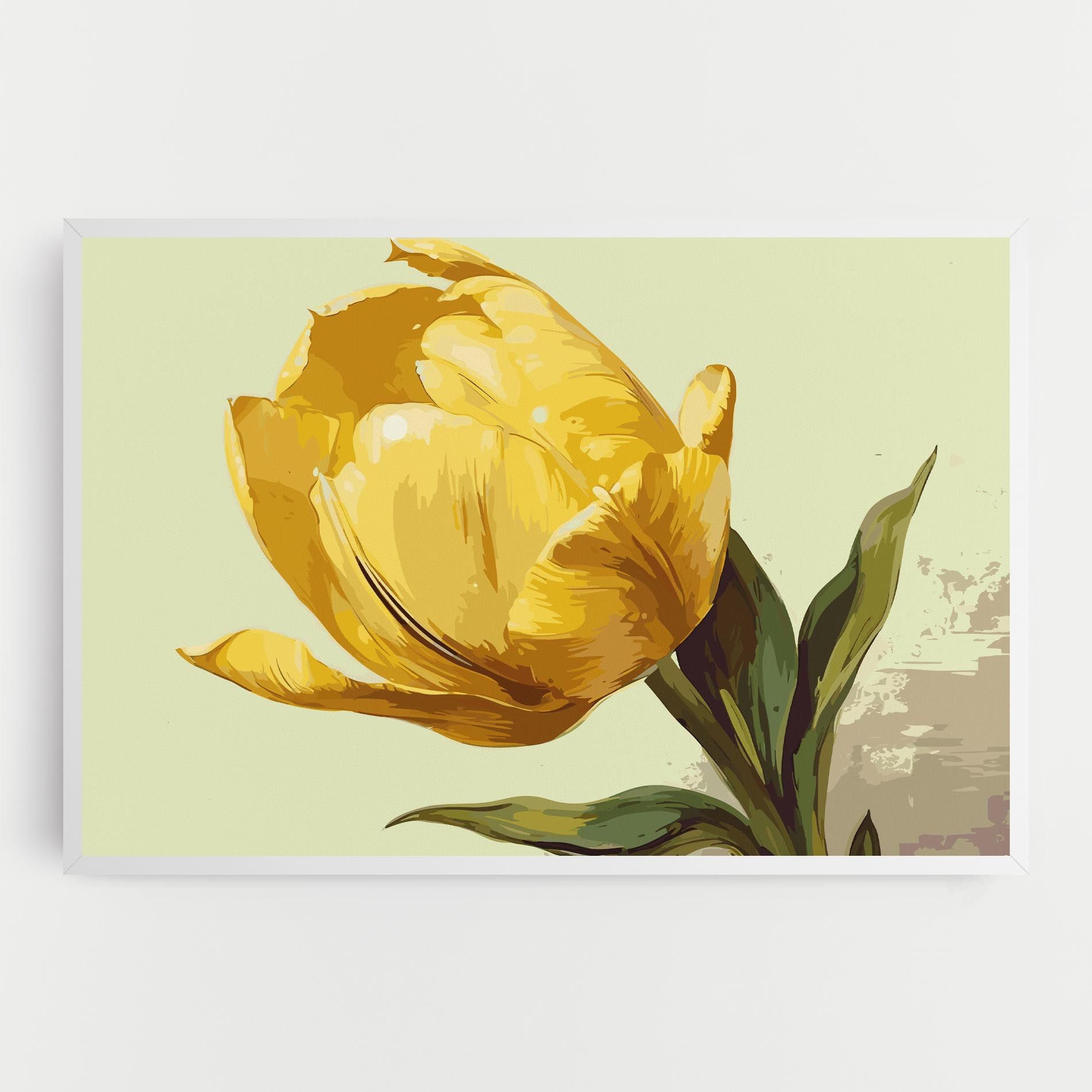 Yellow Shiny Tulip mockup 0