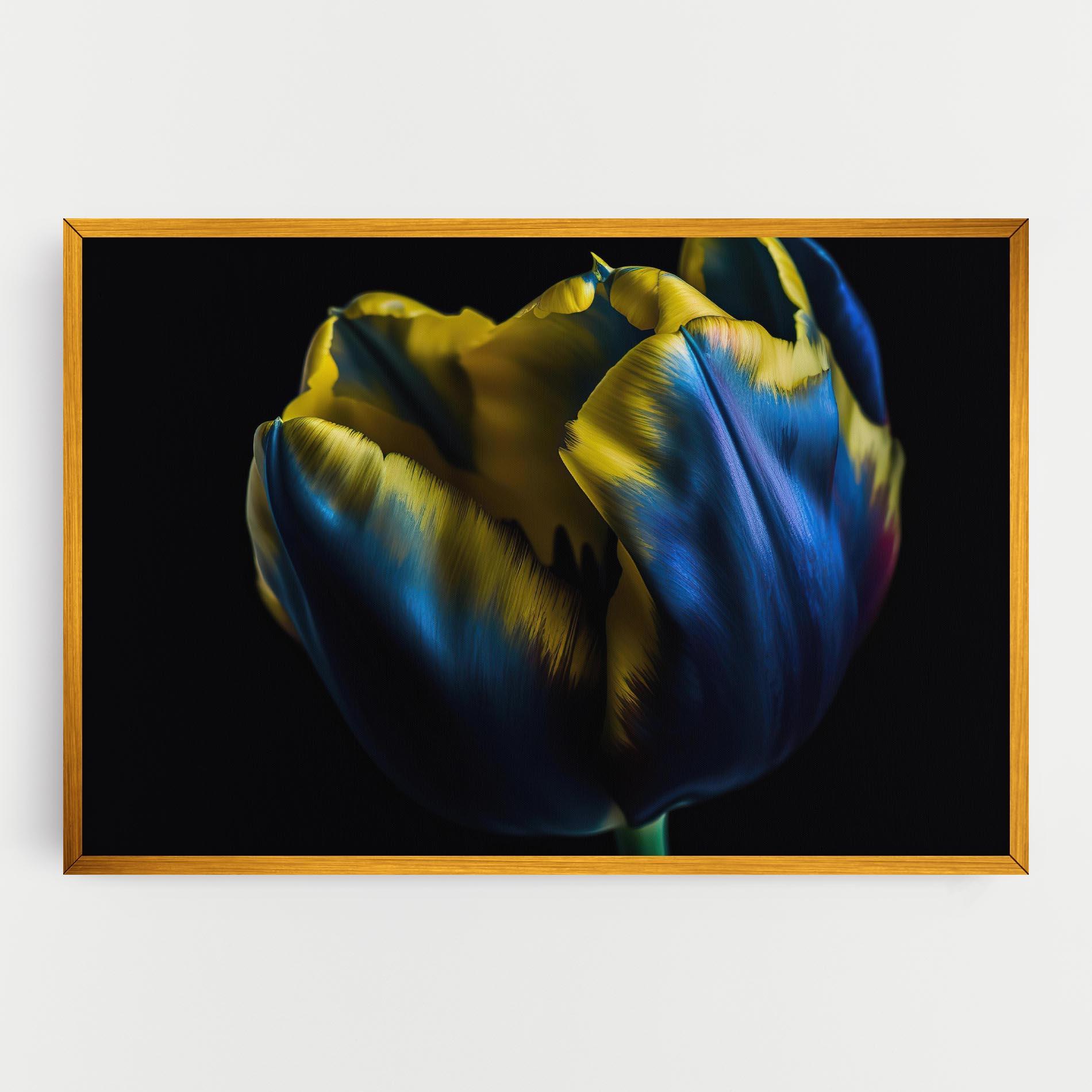 Tablou Canvas Yellow Blue Tulip mockup 0