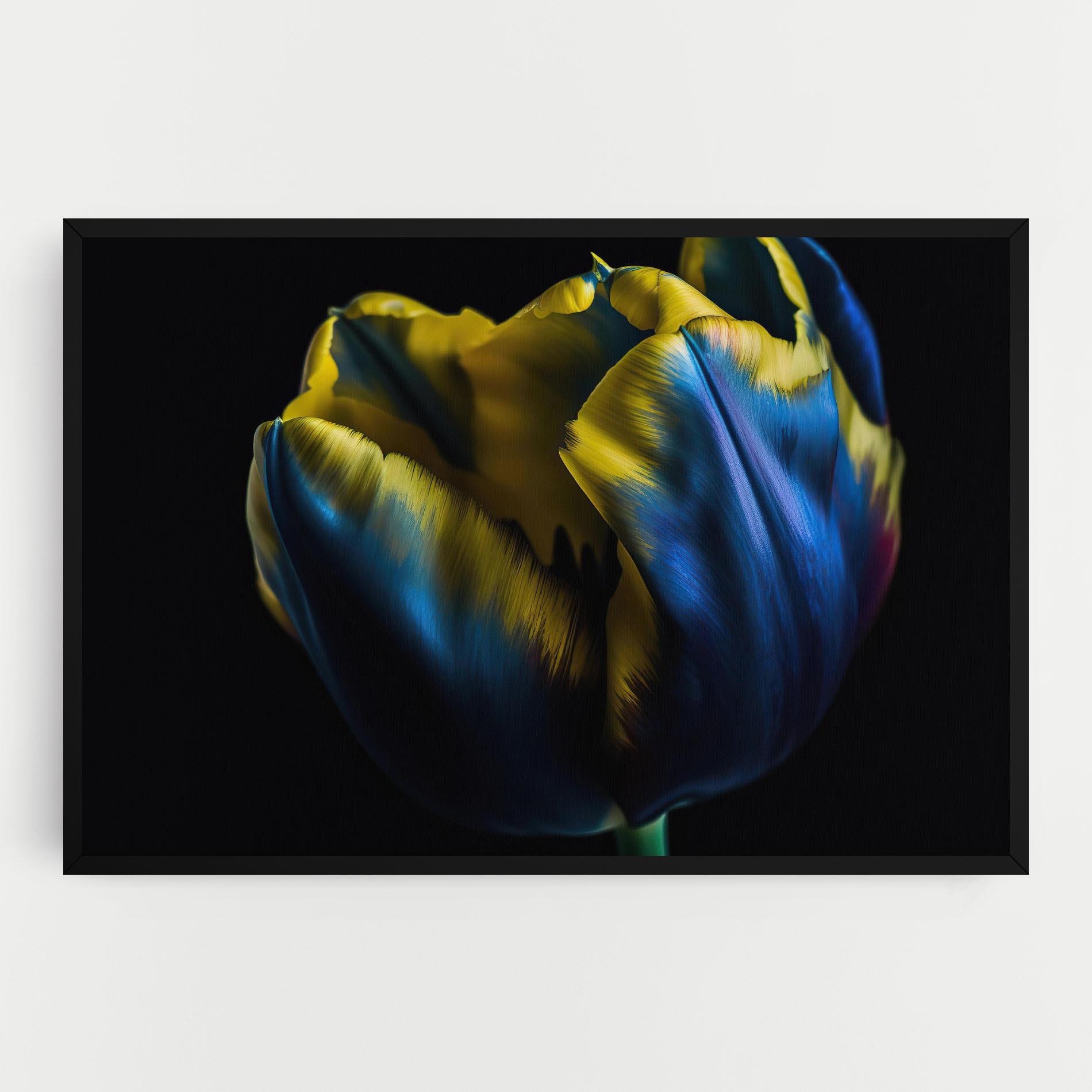 Tablou Canvas Yellow Blue Tulip mockup 0