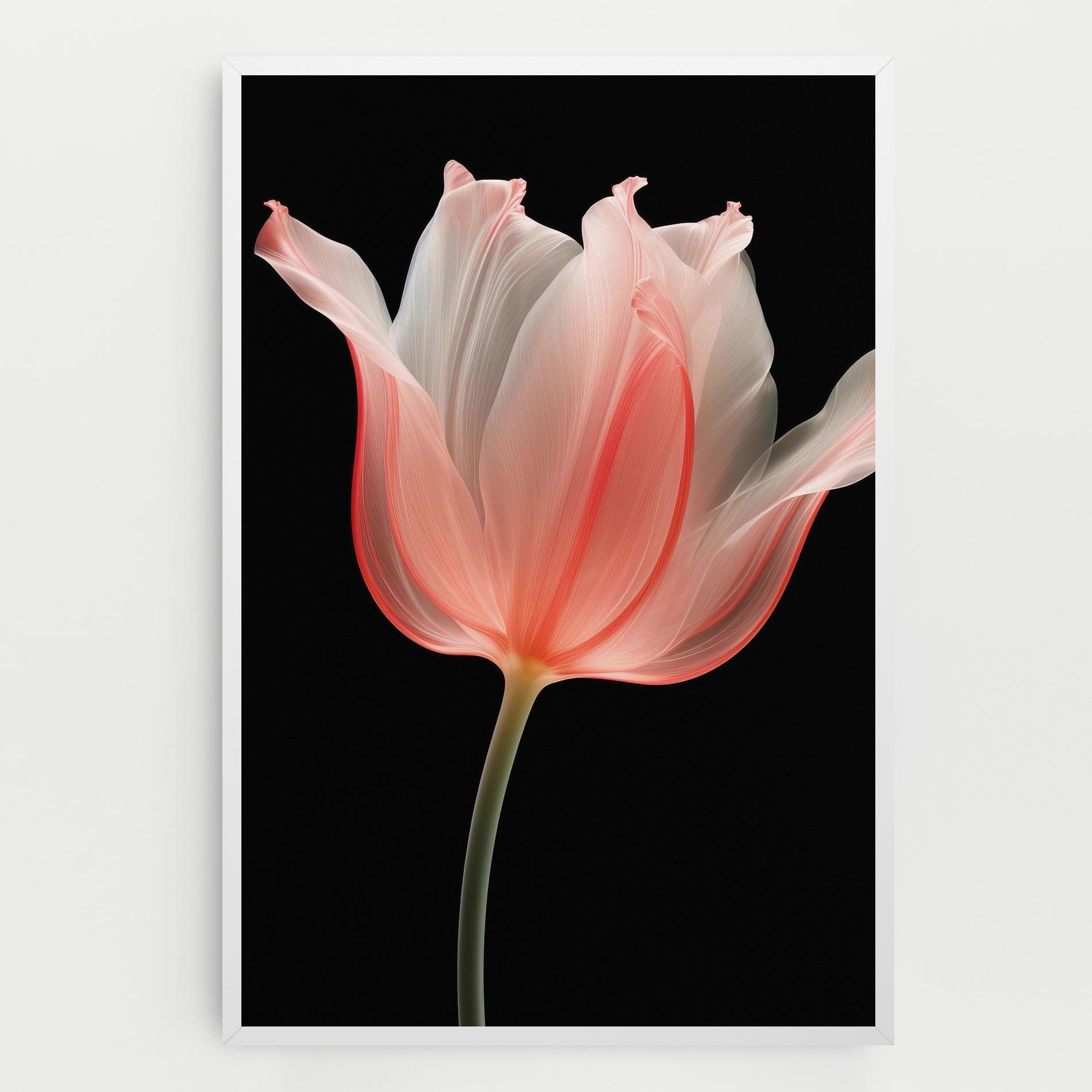 Tablou Canvas Pastel Pink Tulip mockup 0