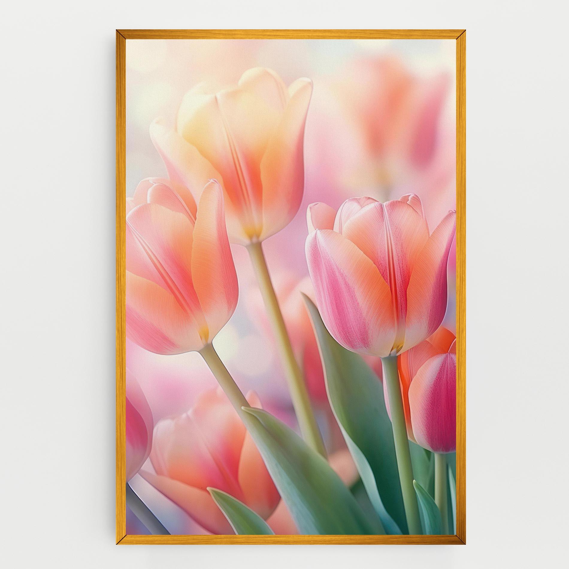 Tablou Canvas Dreamy Tulips mockup 0