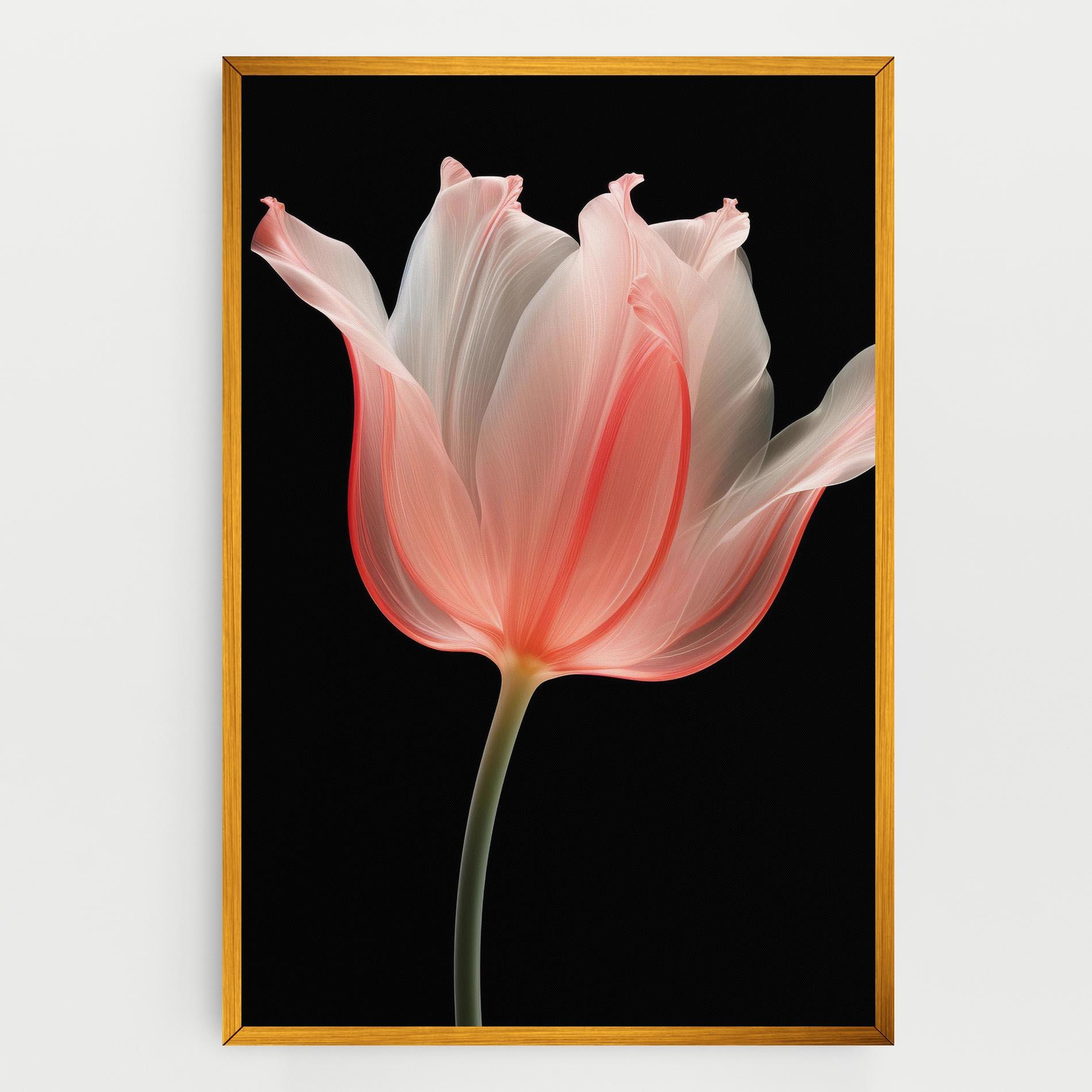 Tablou Canvas Pastel Pink Tulip mockup 0