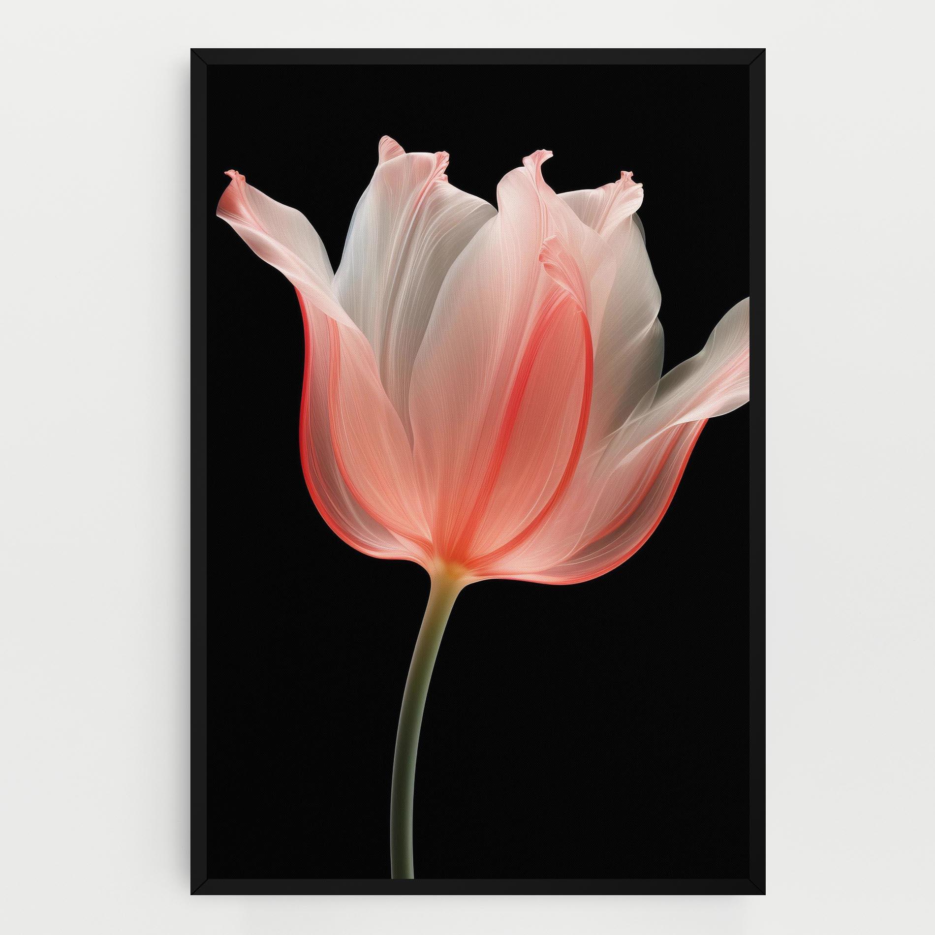 Tablou Canvas Pastel Pink Tulip mockup 0
