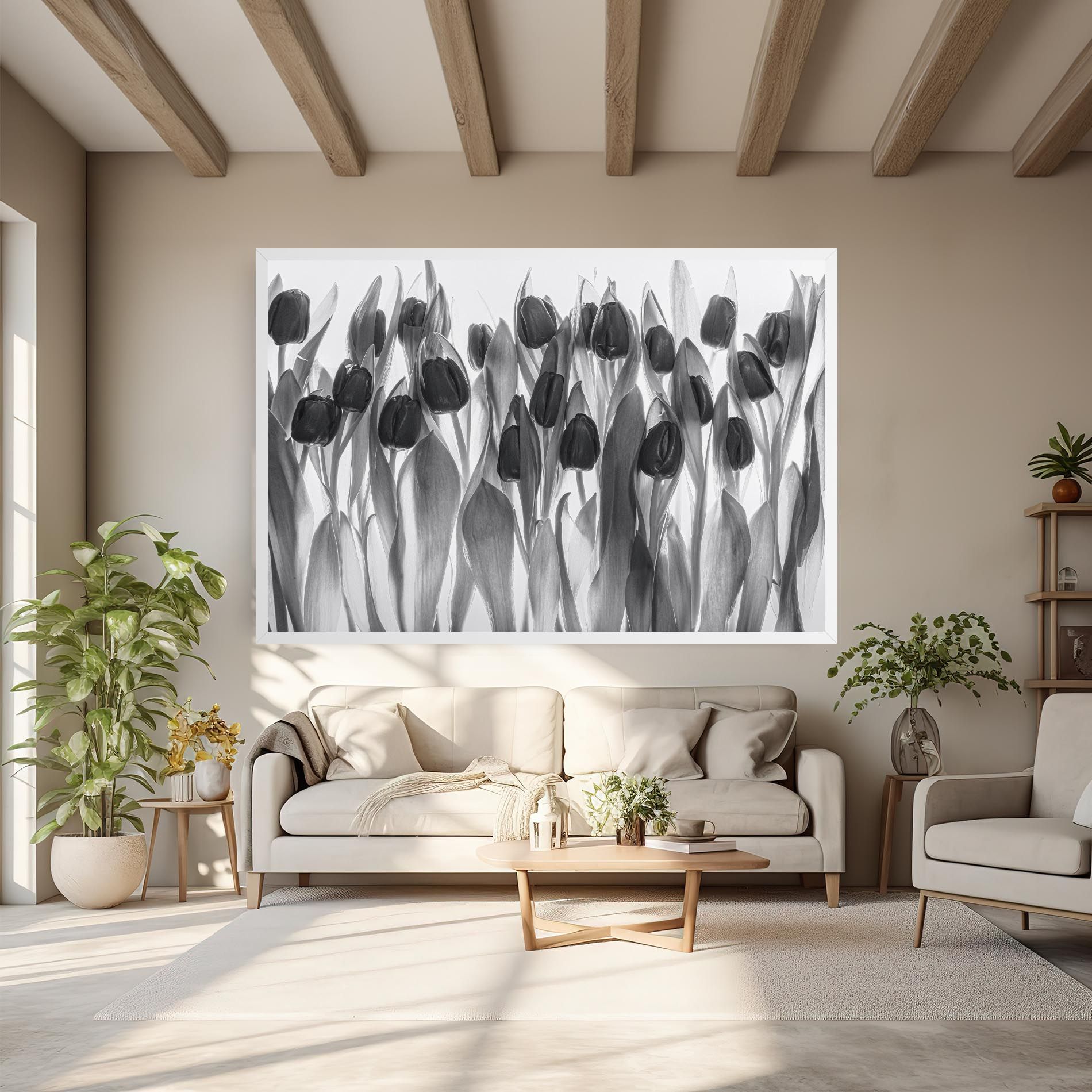 Grey Tulips mockup 6