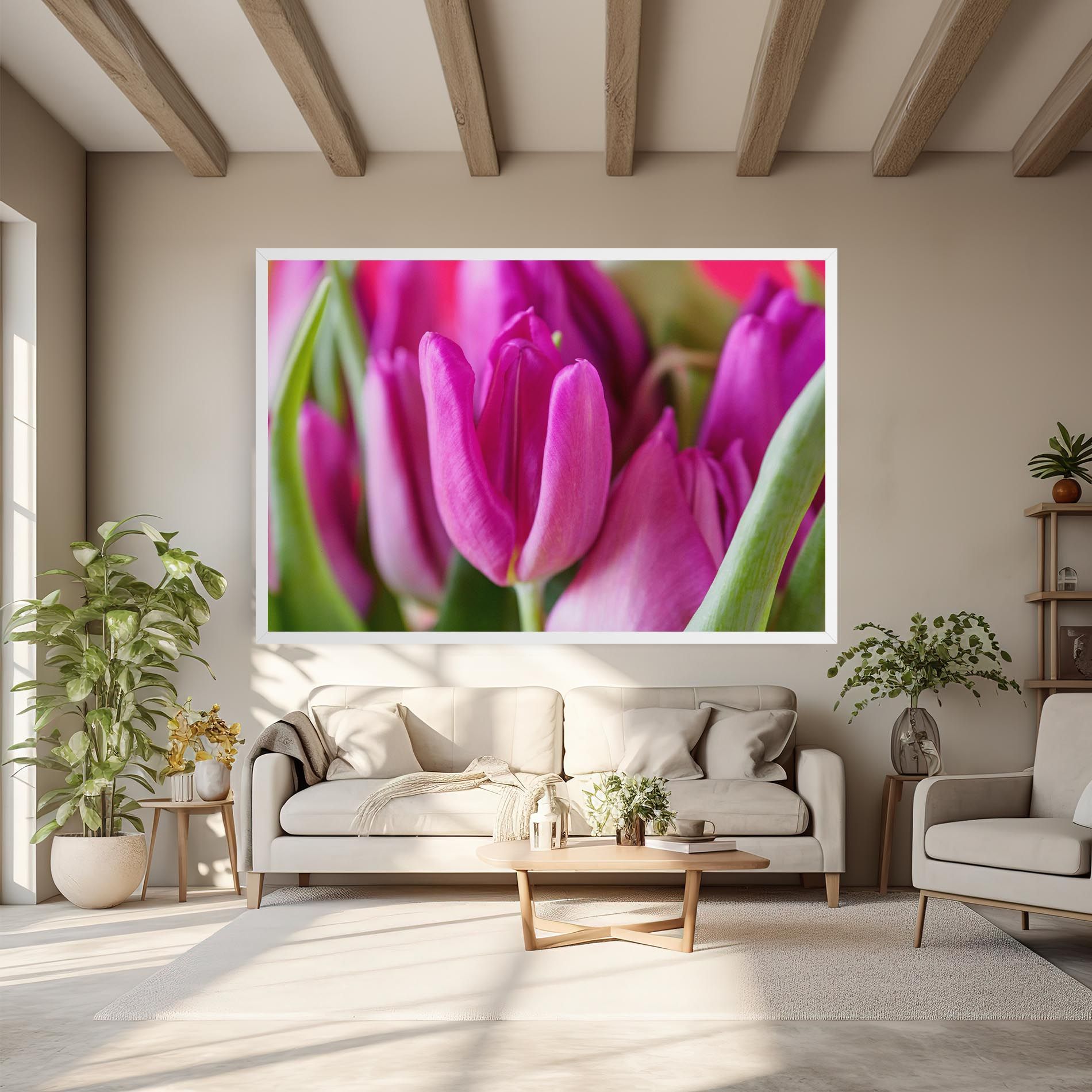 Purple Tulip Close Up mockup 6