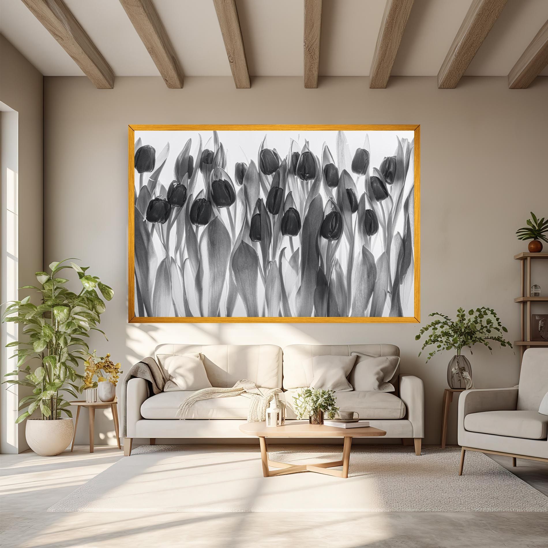 Grey Tulips mockup 6
