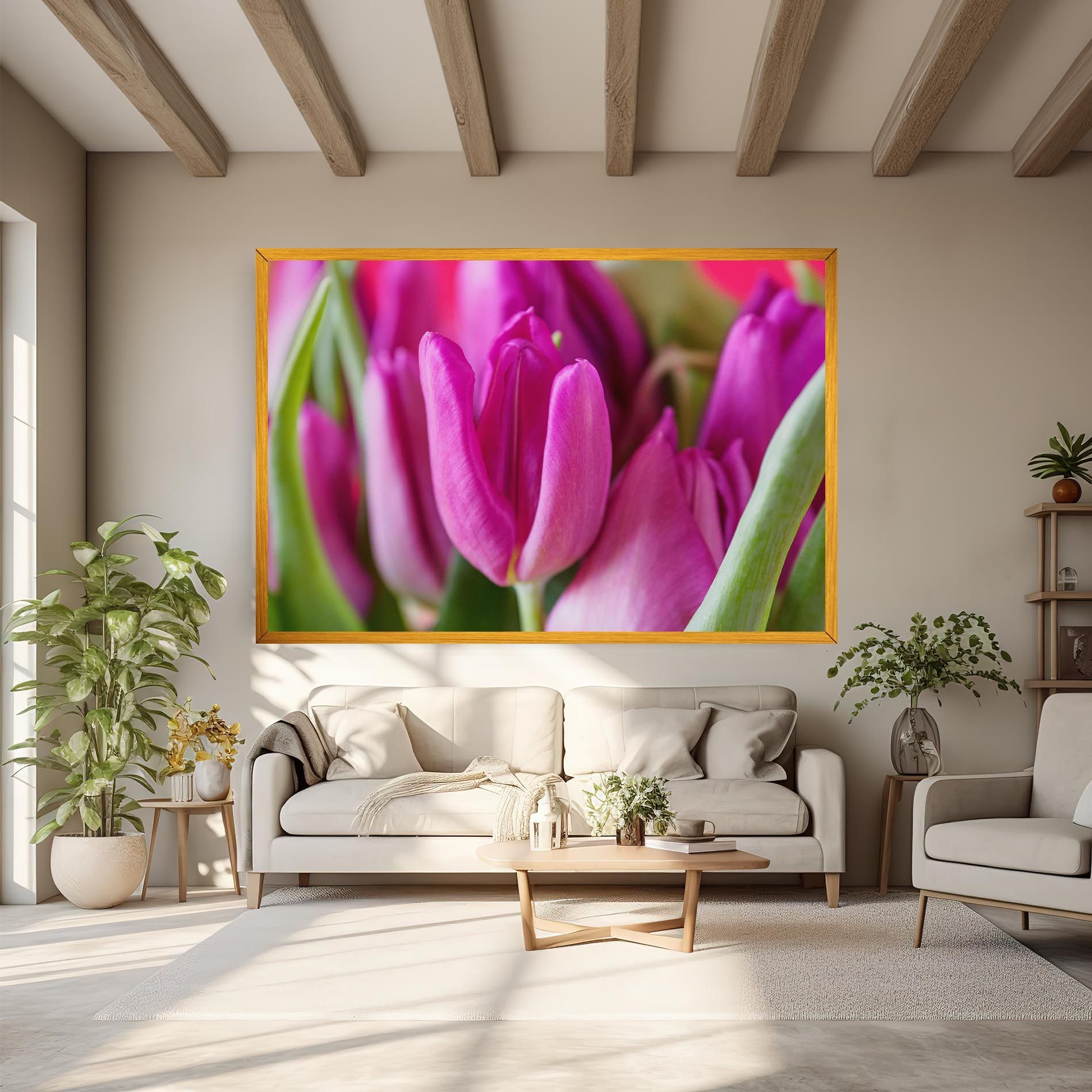 Purple Tulip Close Up mockup 6