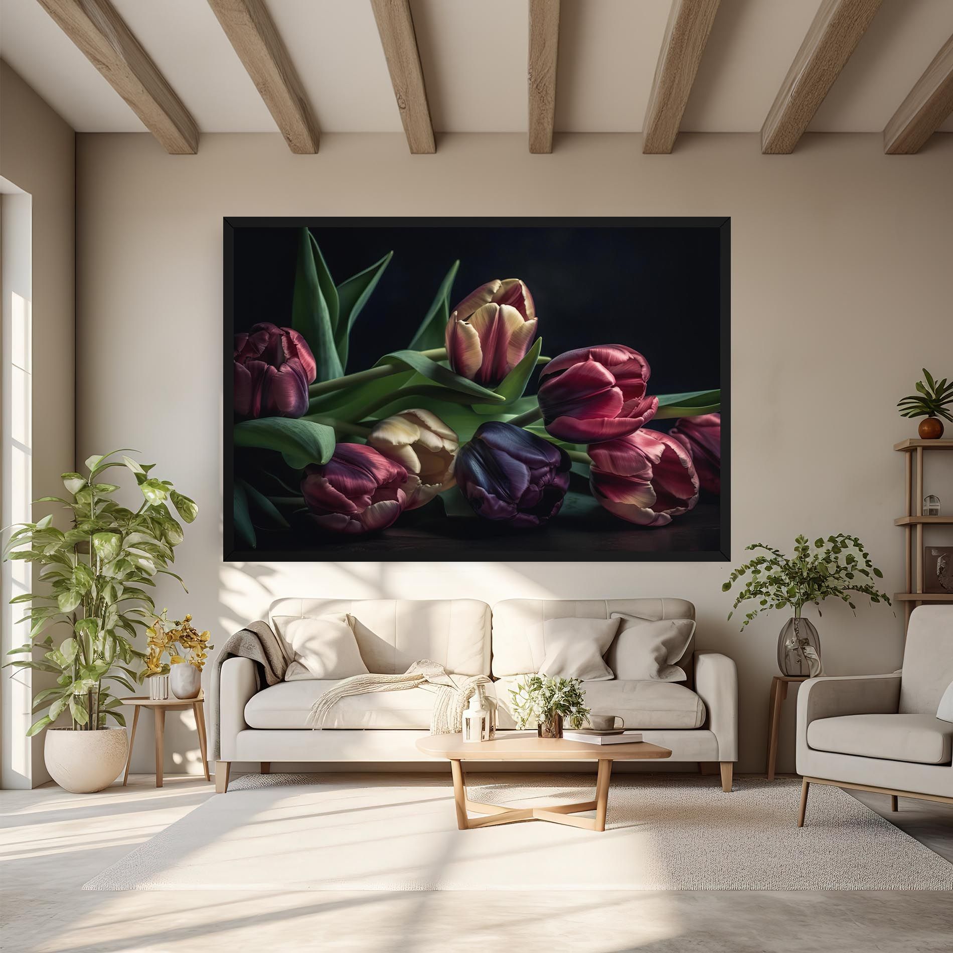 Dark Purple Tulip mockup 6