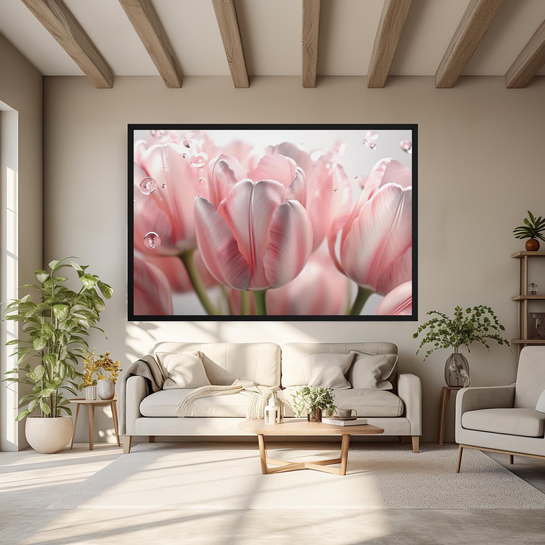 Pink Pretty Tulips mockup 6