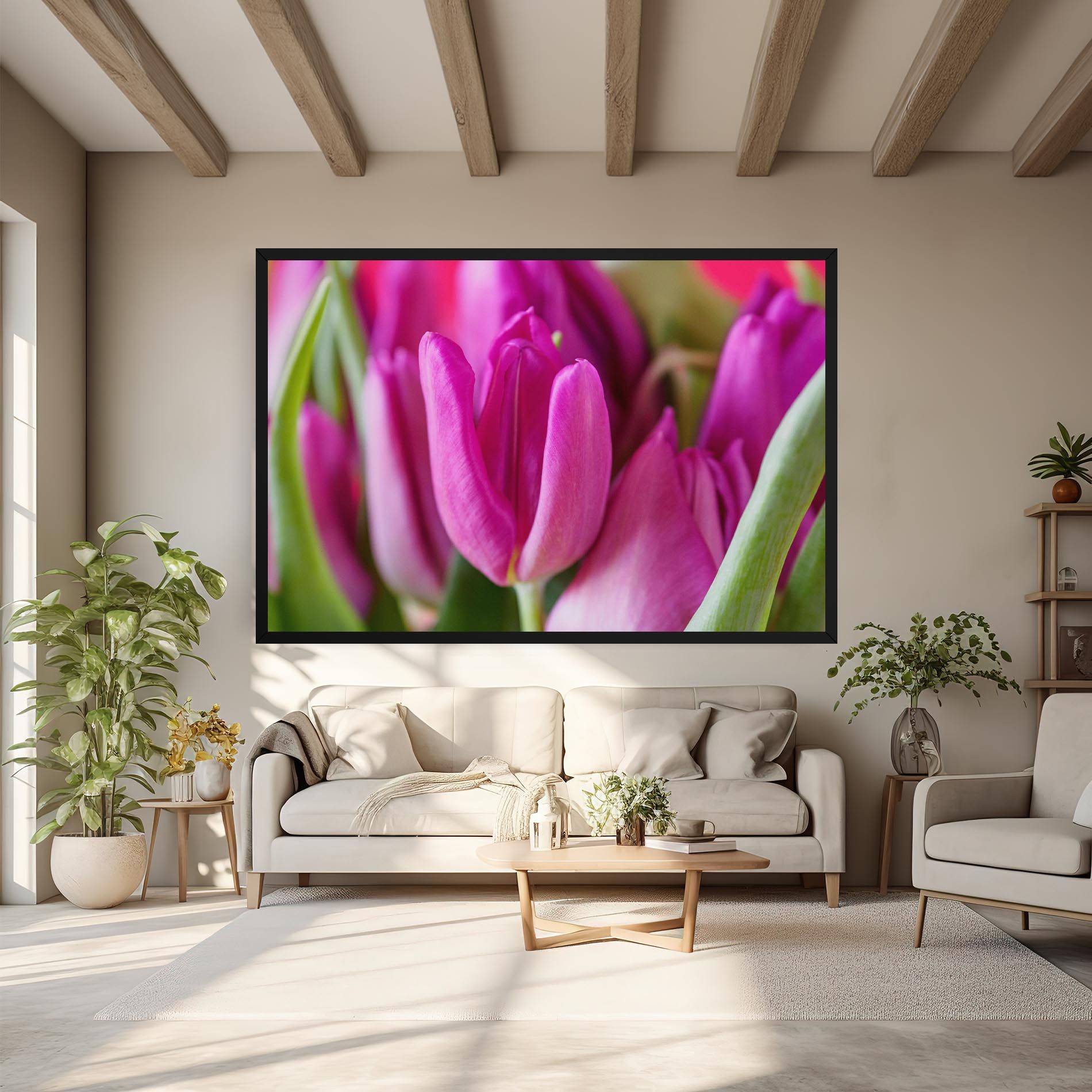Purple Tulip Close Up mockup 6