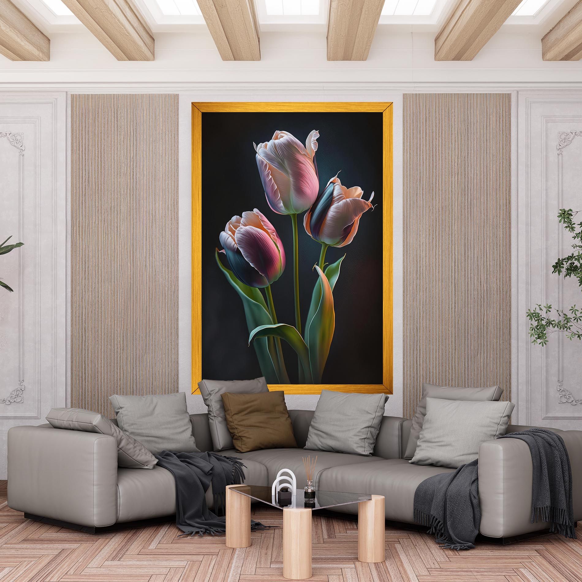 Light Purple Tulips mockup 6