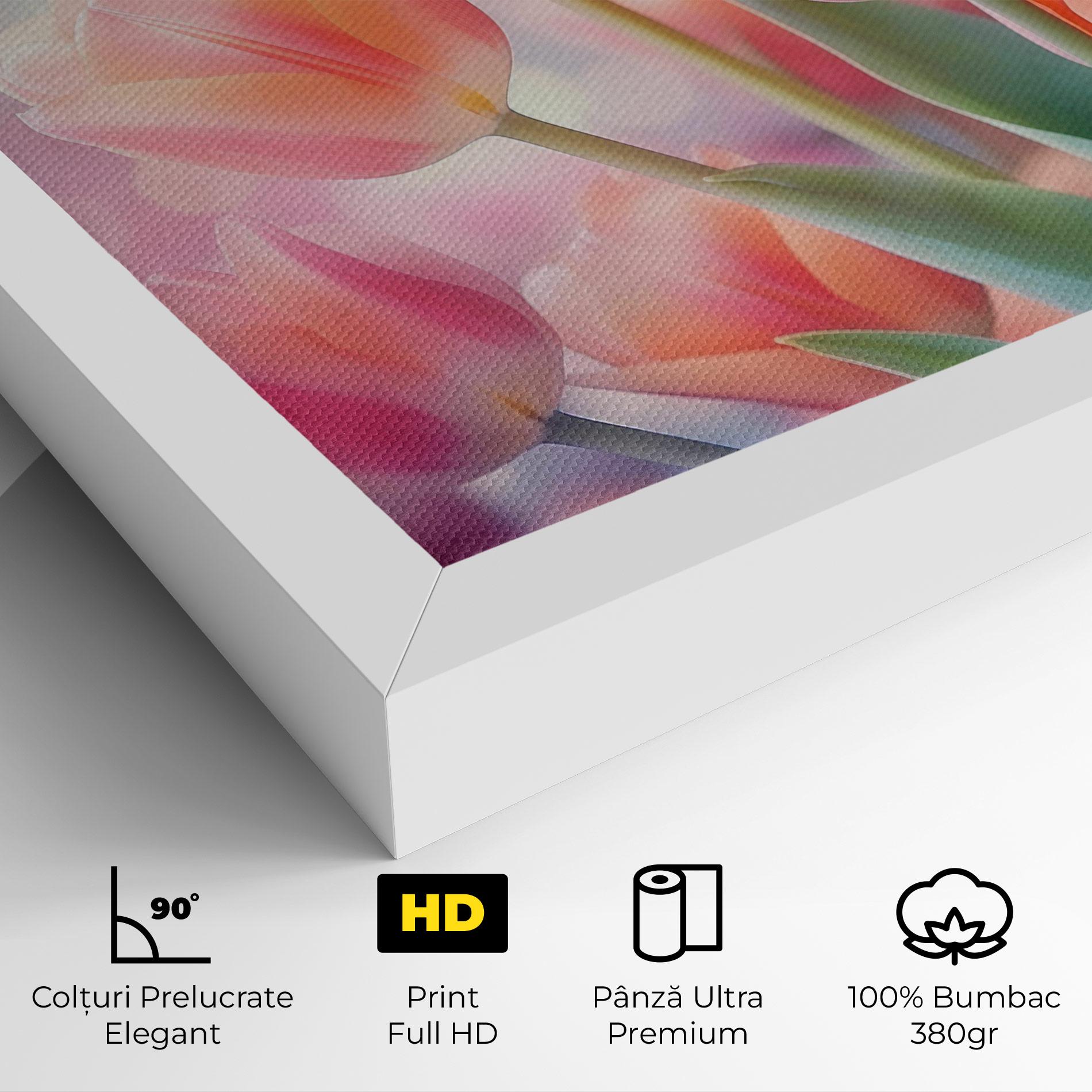Tablou Canvas Dreamy Tulips mockup 4