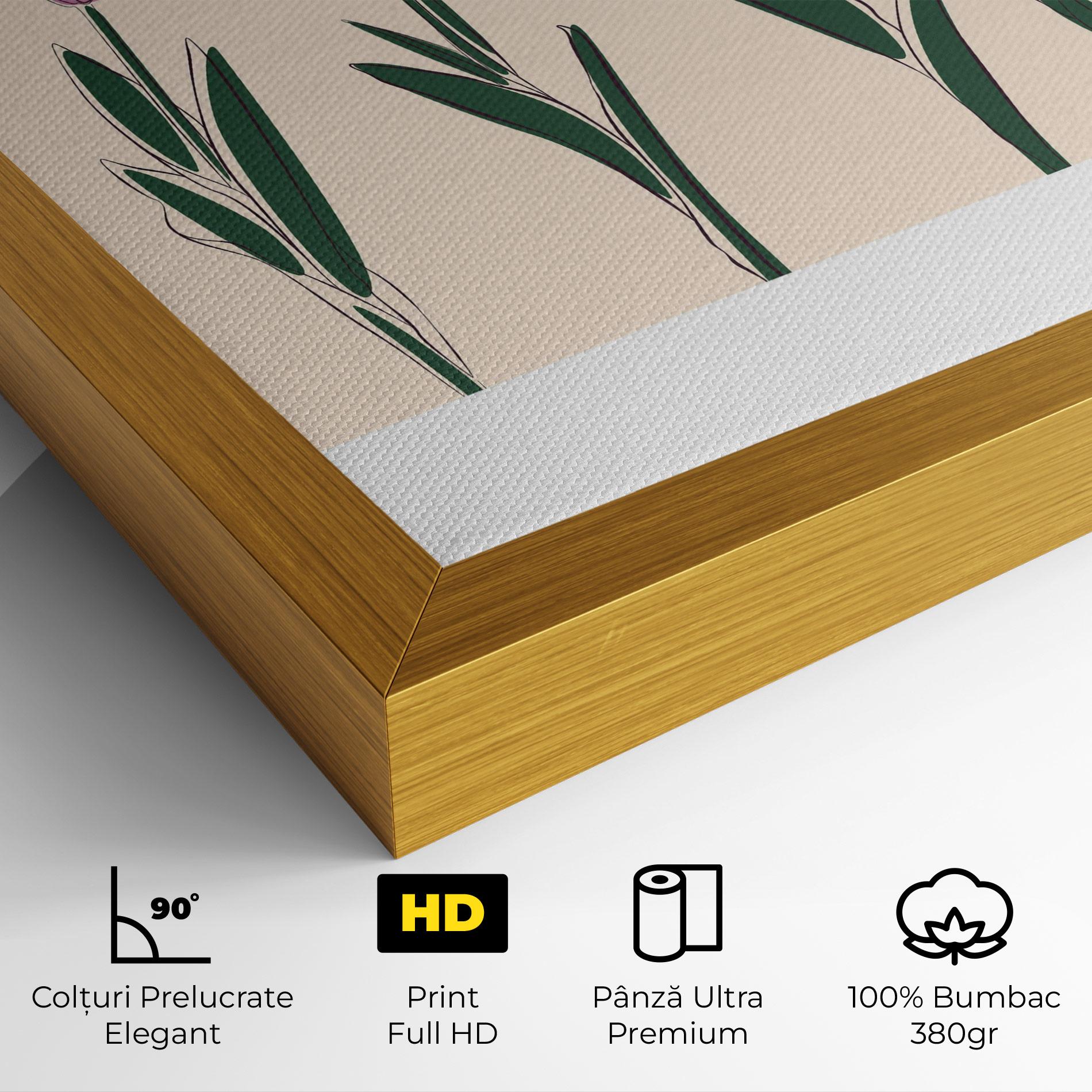 Tablou Canvas Tulips Set mockup 4