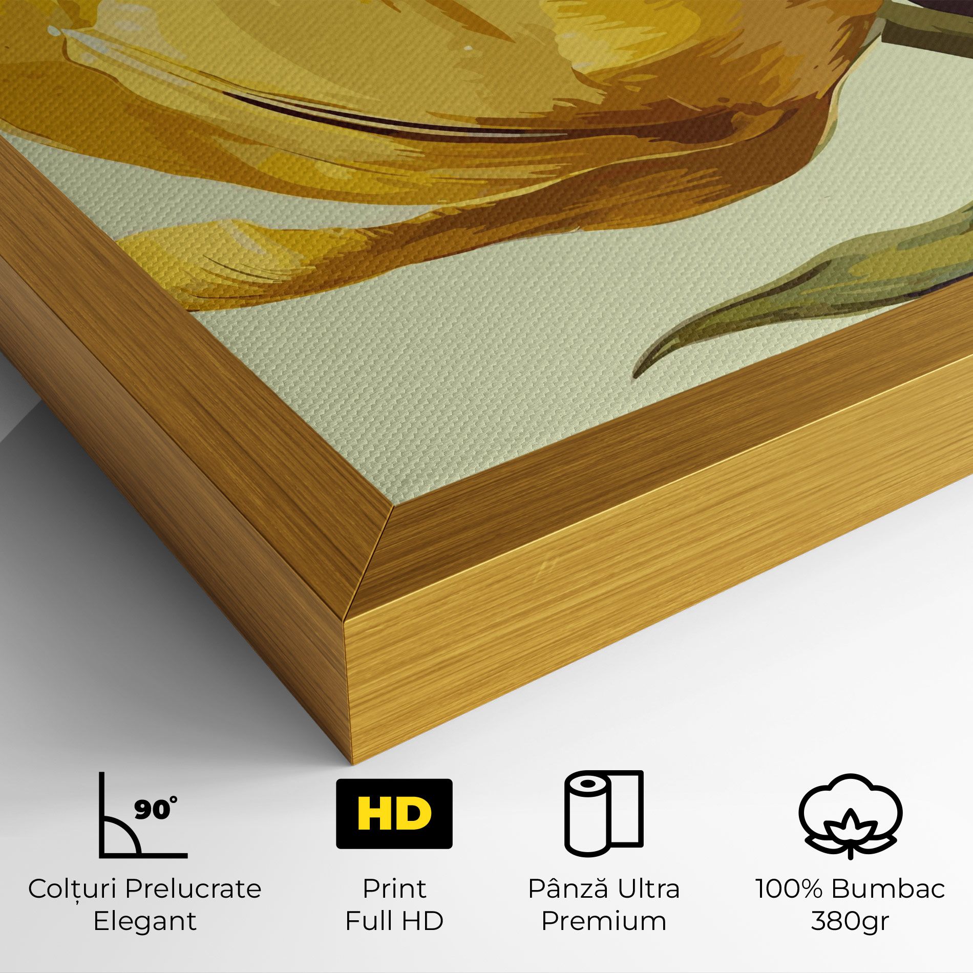 Yellow Shiny Tulip mockup 4