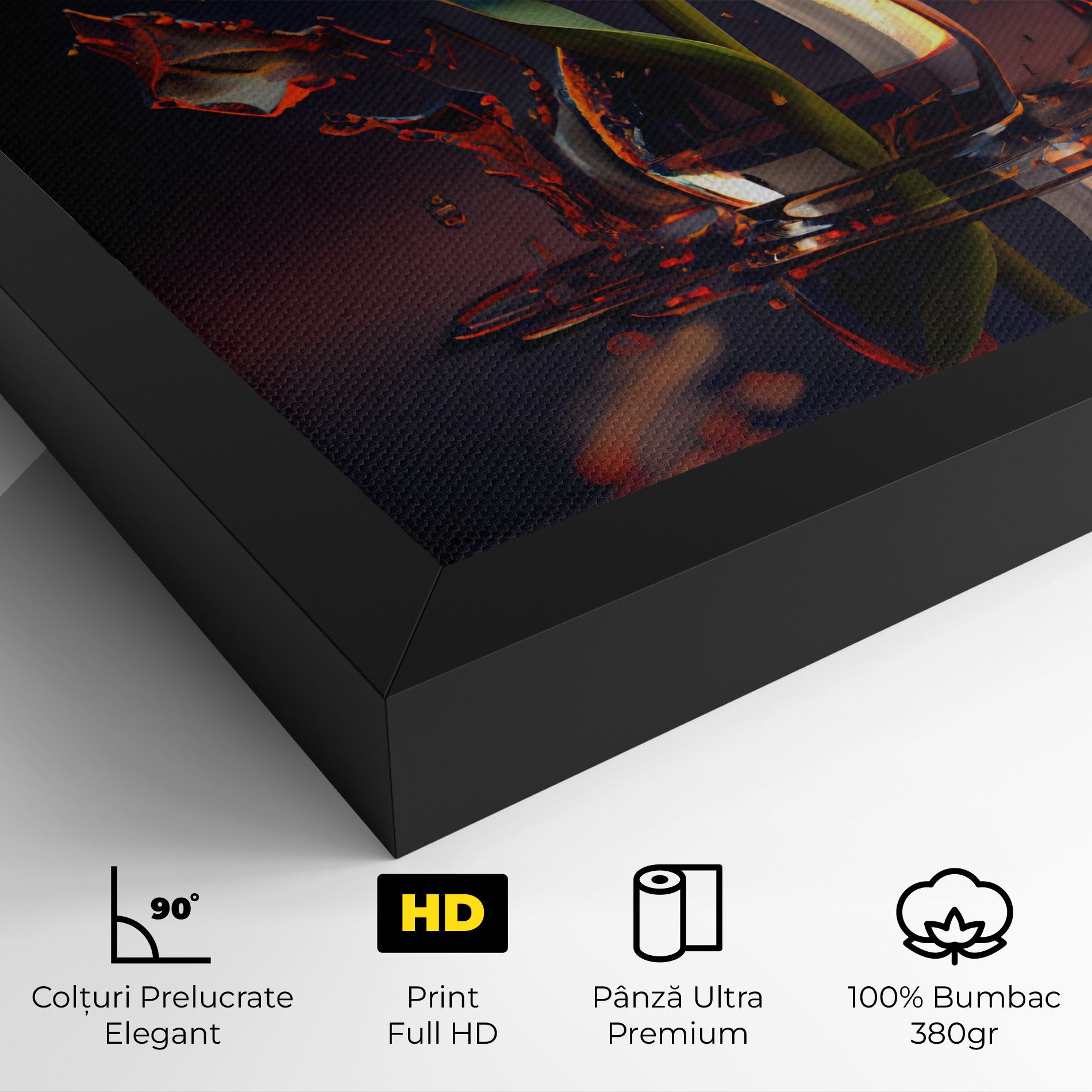 Black Tulip In Vase mockup 4