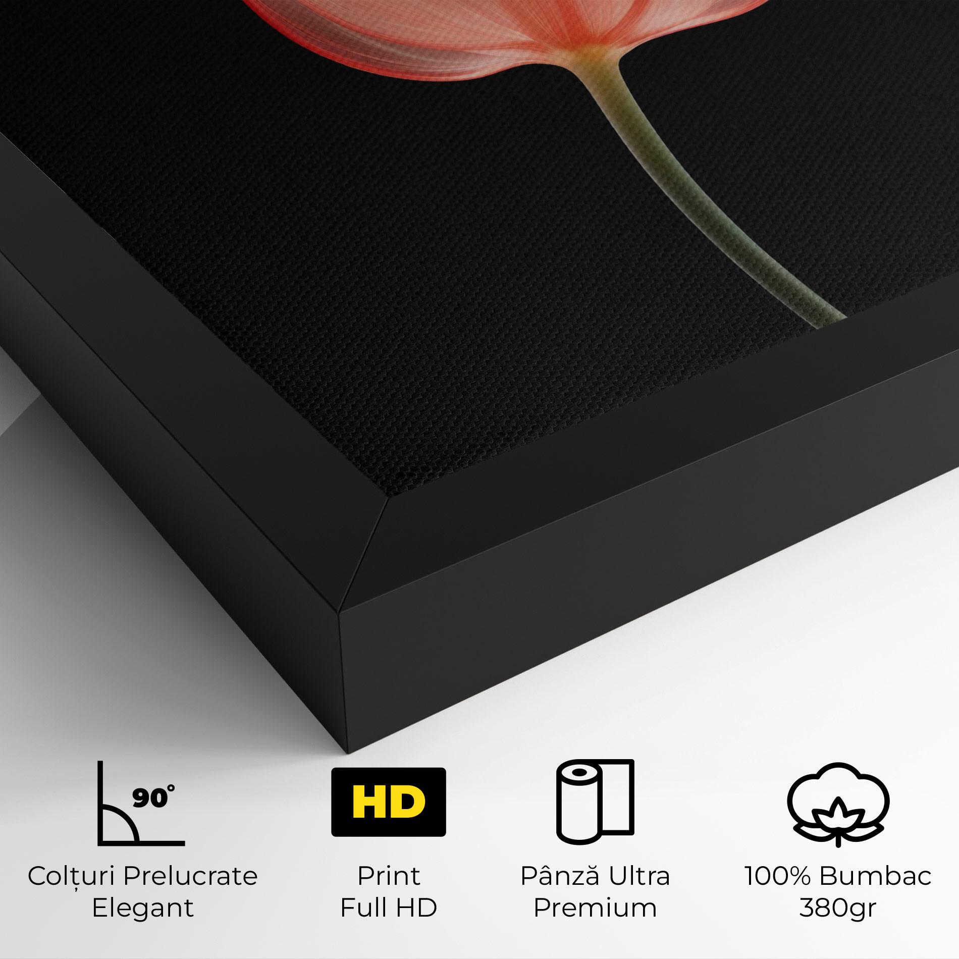 Tablou Canvas Pastel Pink Tulip mockup 4