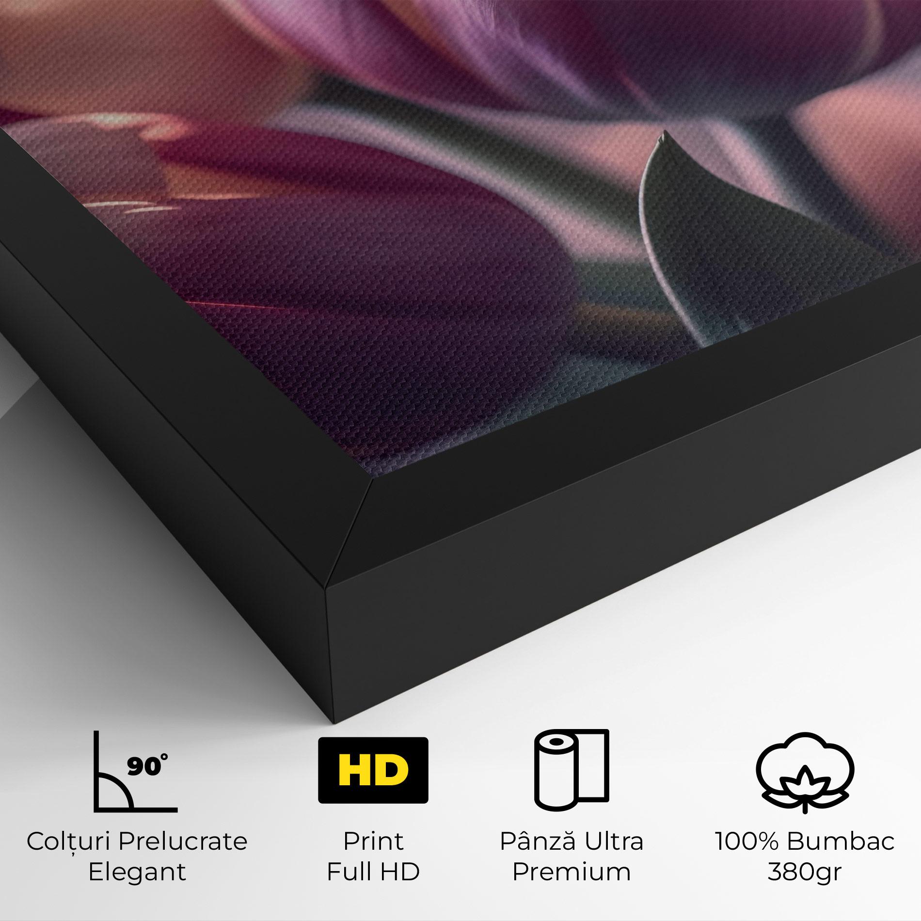 Tablou Canvas Pastel Pink Tulips mockup 4