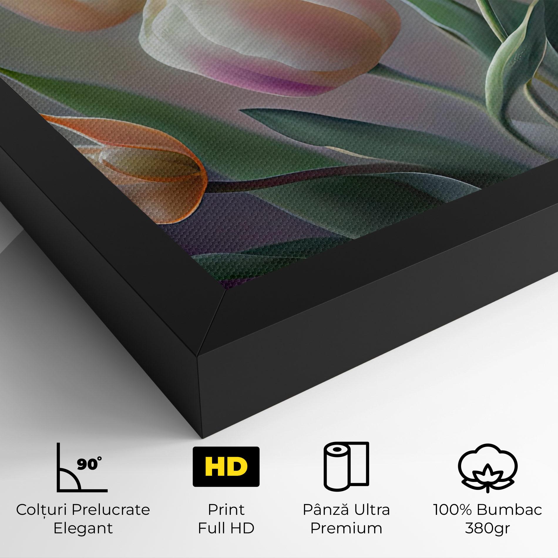 Tablou Canvas Pretty Tulips mockup 4