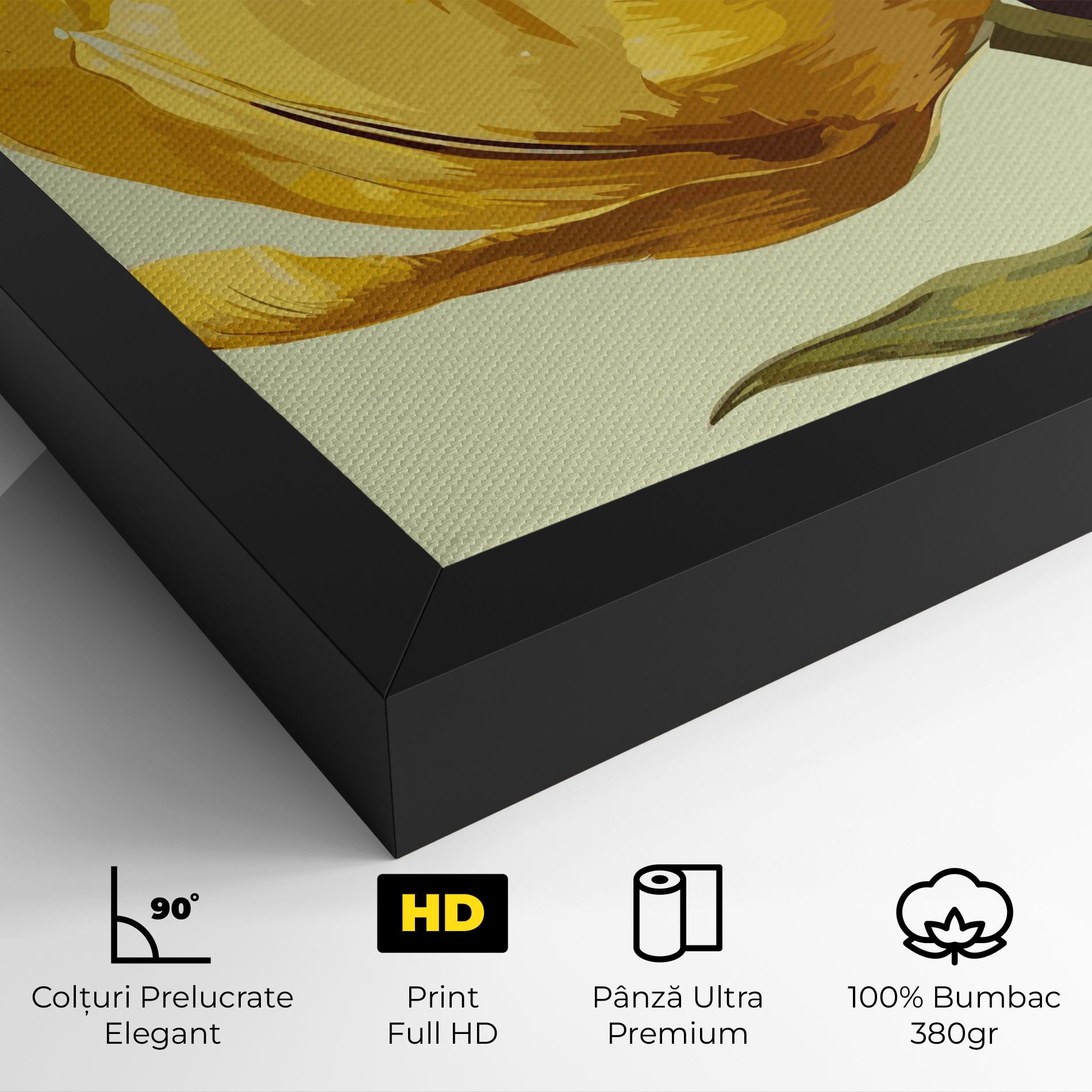 Yellow Shiny Tulip mockup 4
