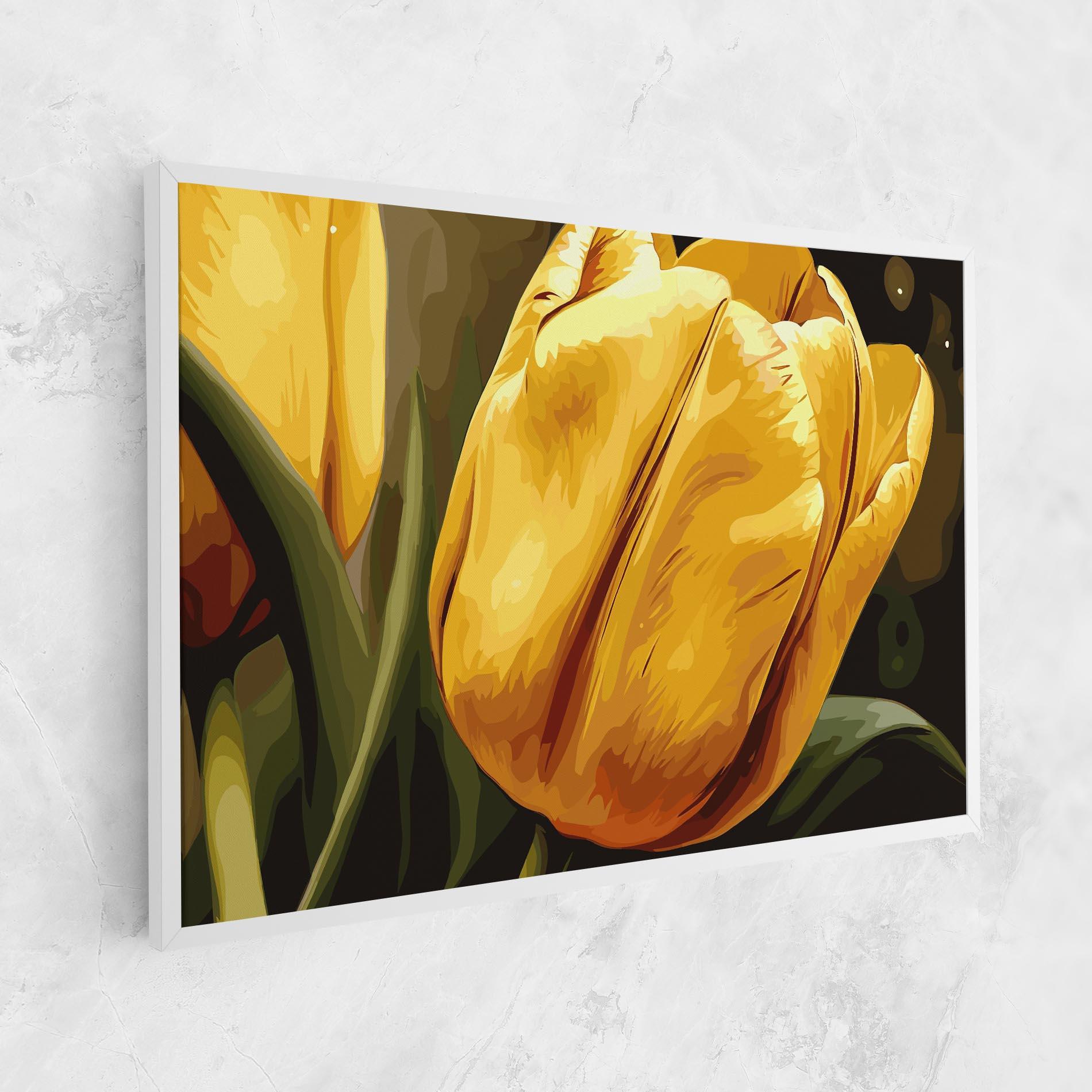 Tablou Canvas Big Yellow Tulip mockup 1