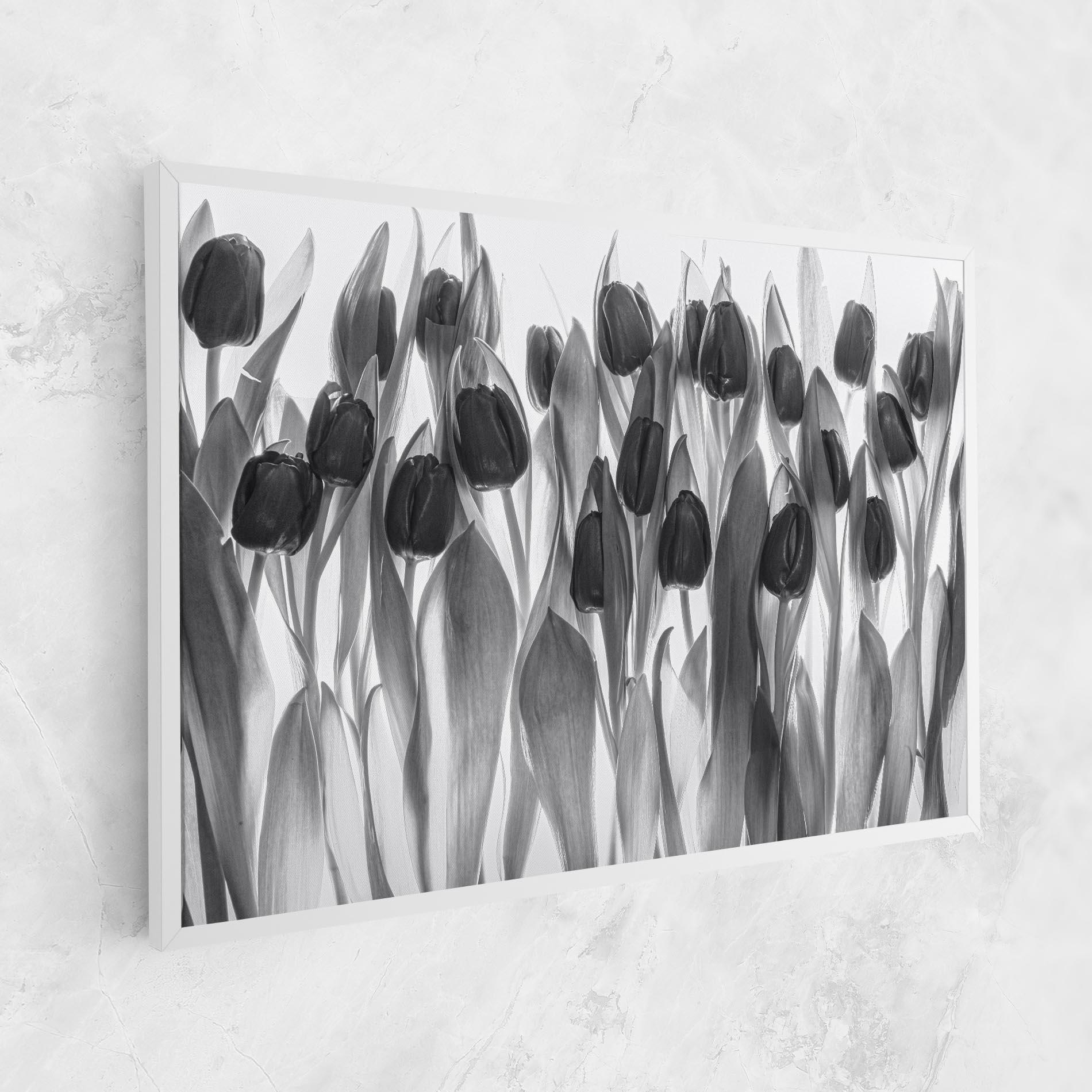 Tablou Canvas Grey Tulips mockup 1