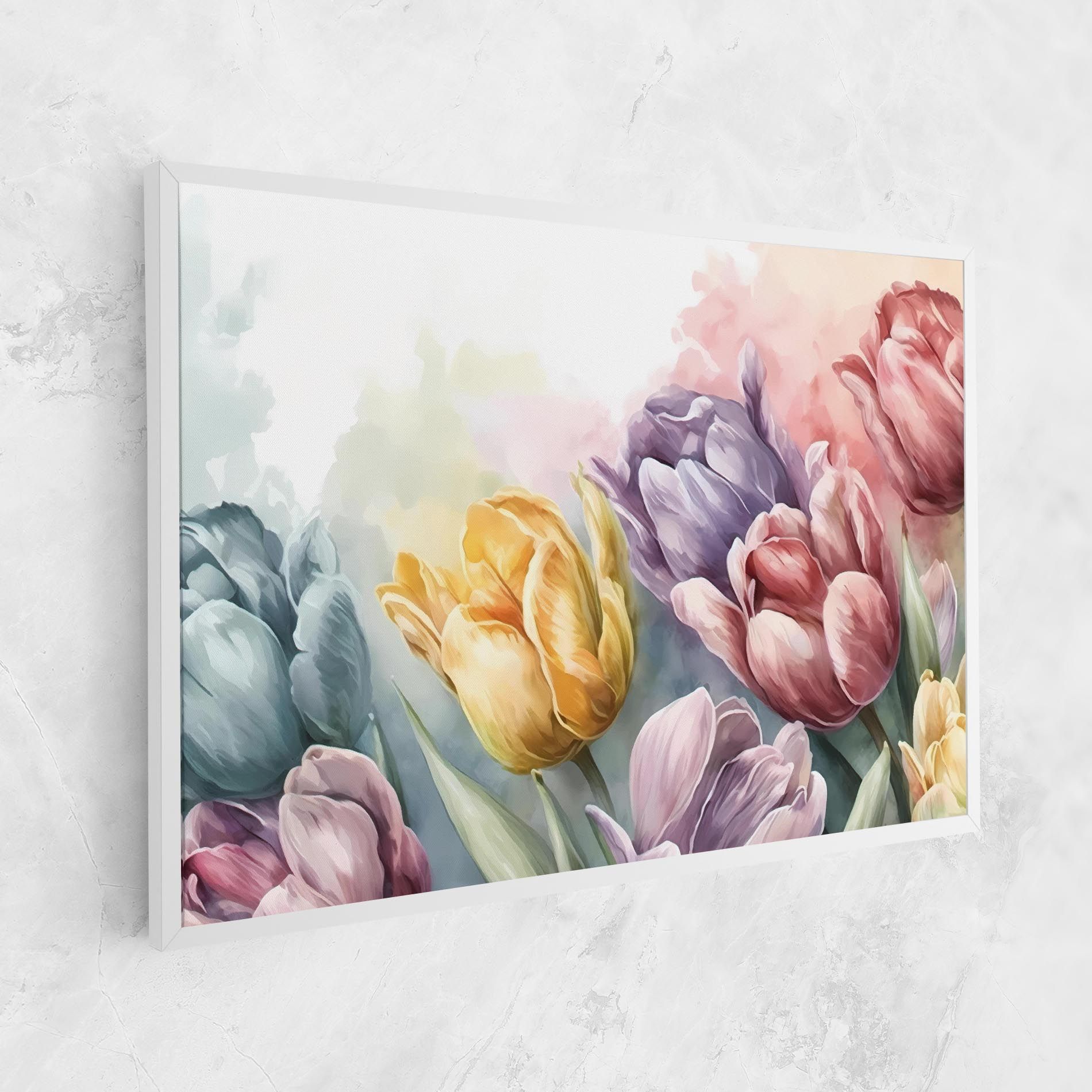 Pastel Tulips mockup 1