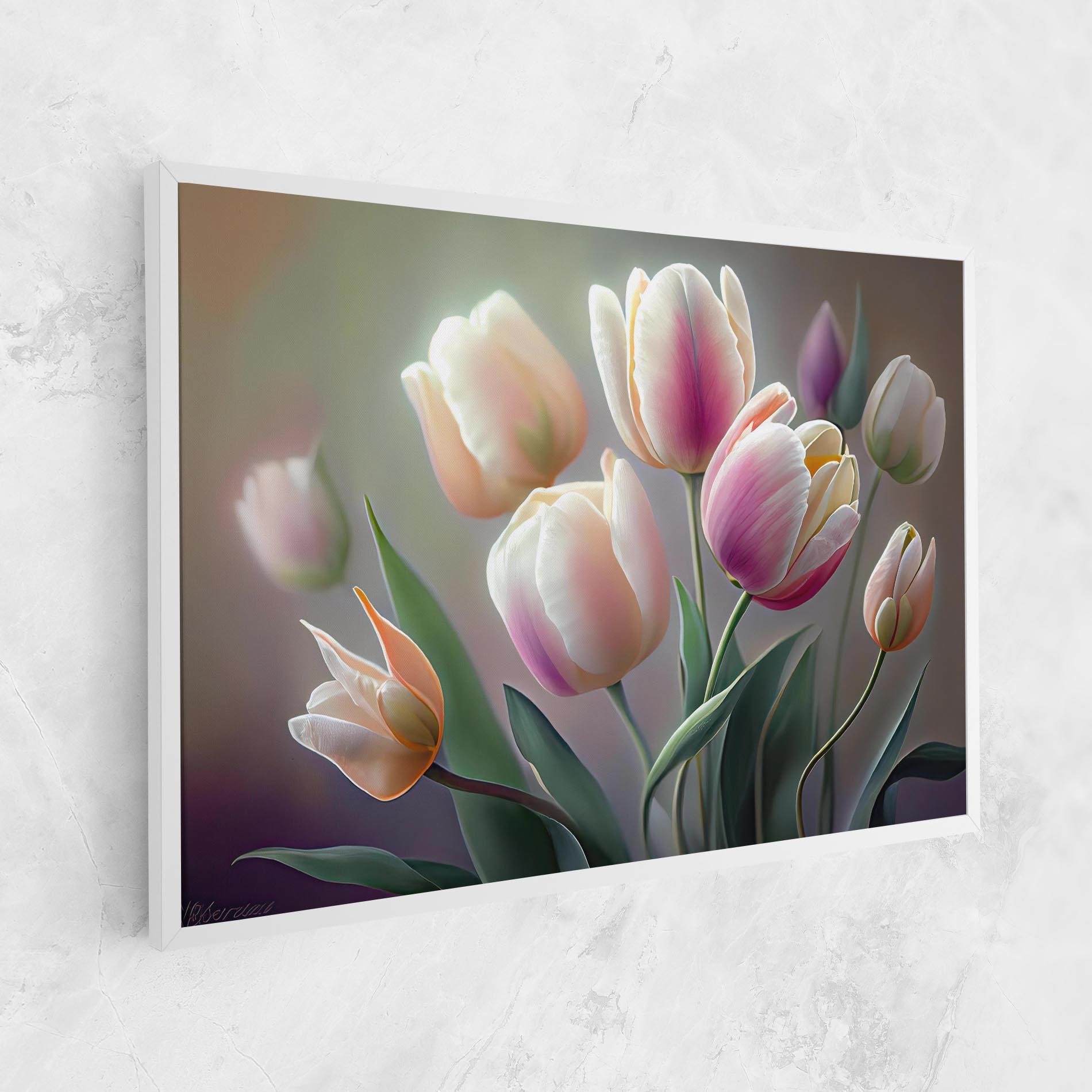 Tablou Canvas Pretty Tulips mockup 1