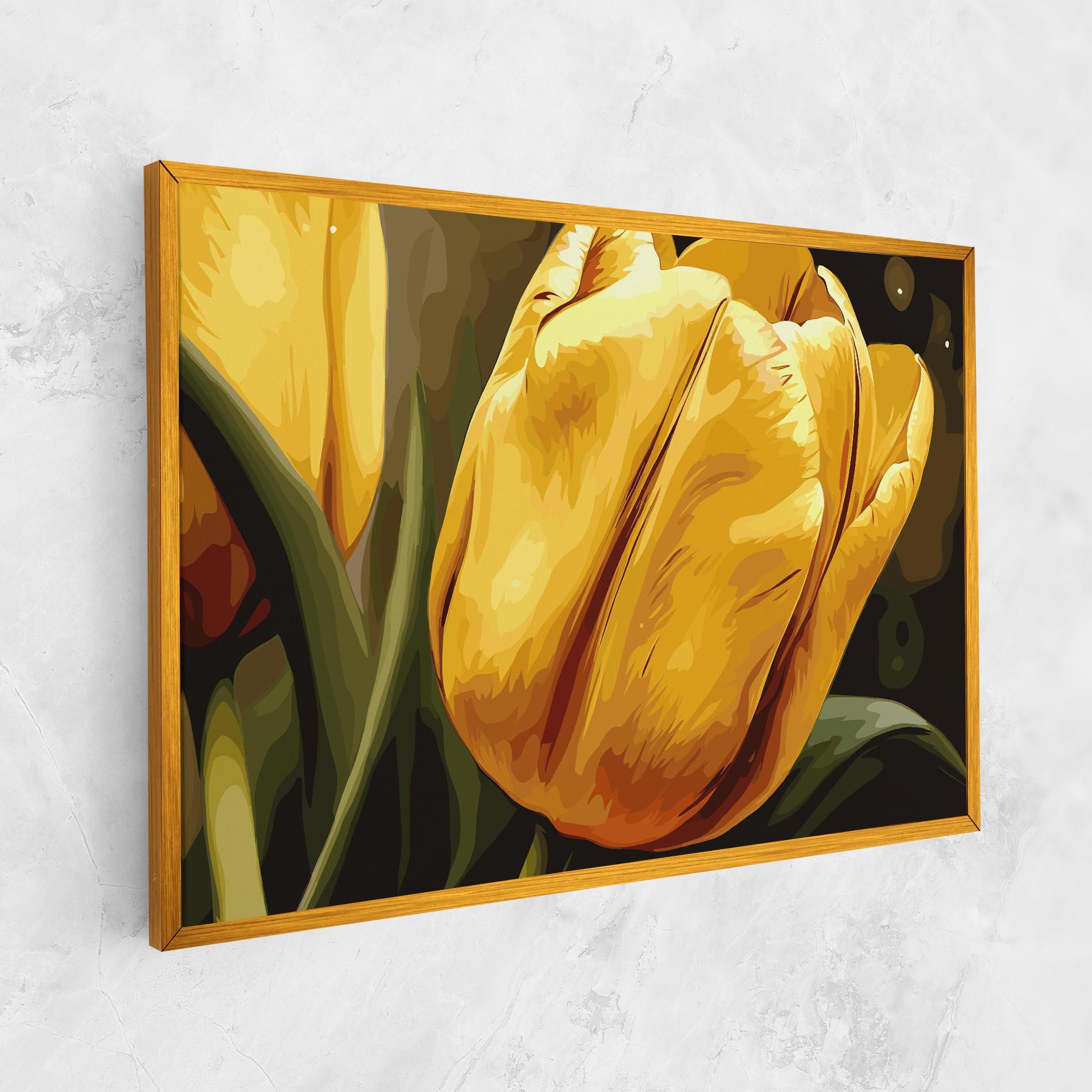 Tablou Canvas Big Yellow Tulip mockup 1