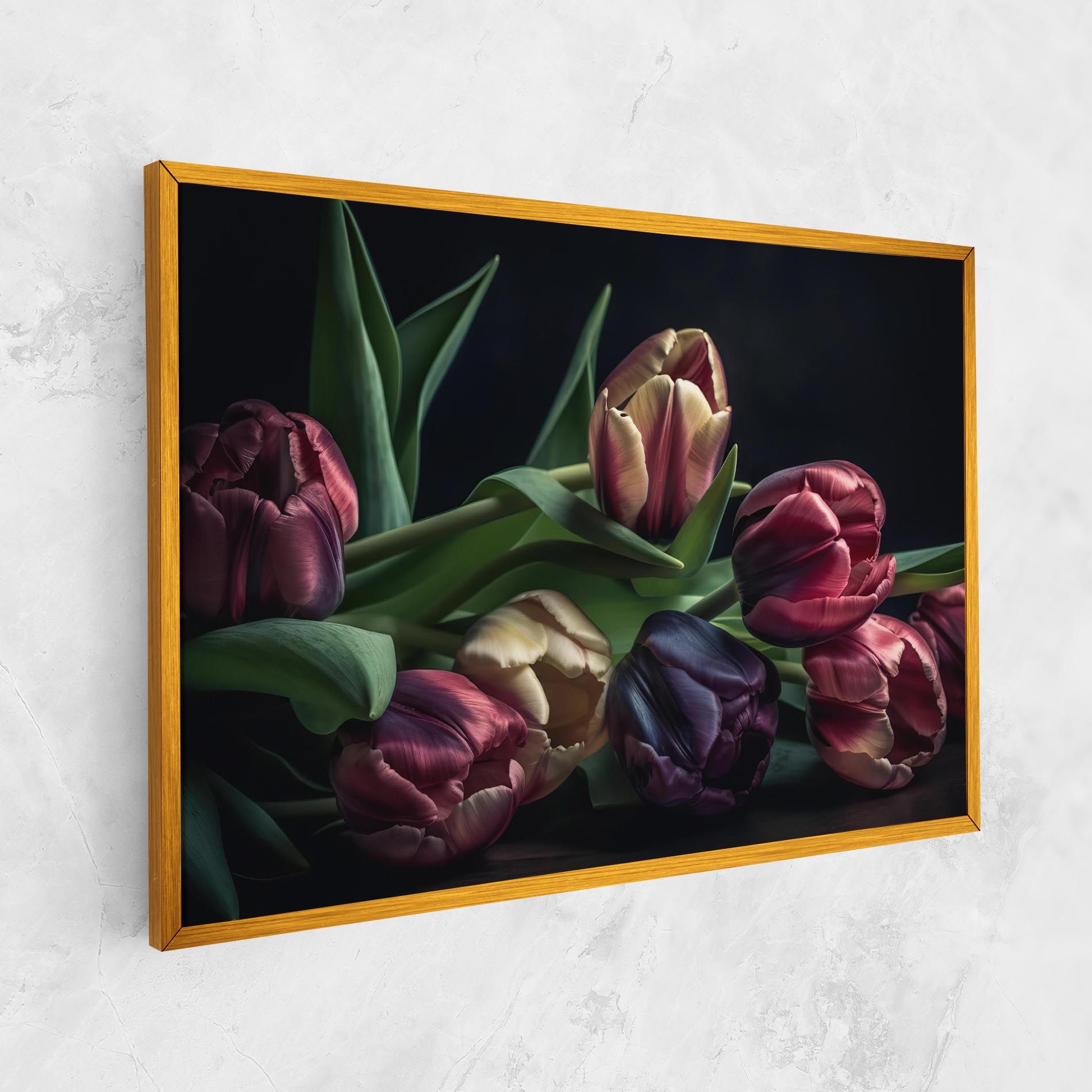 Dark Purple Tulip mockup 1